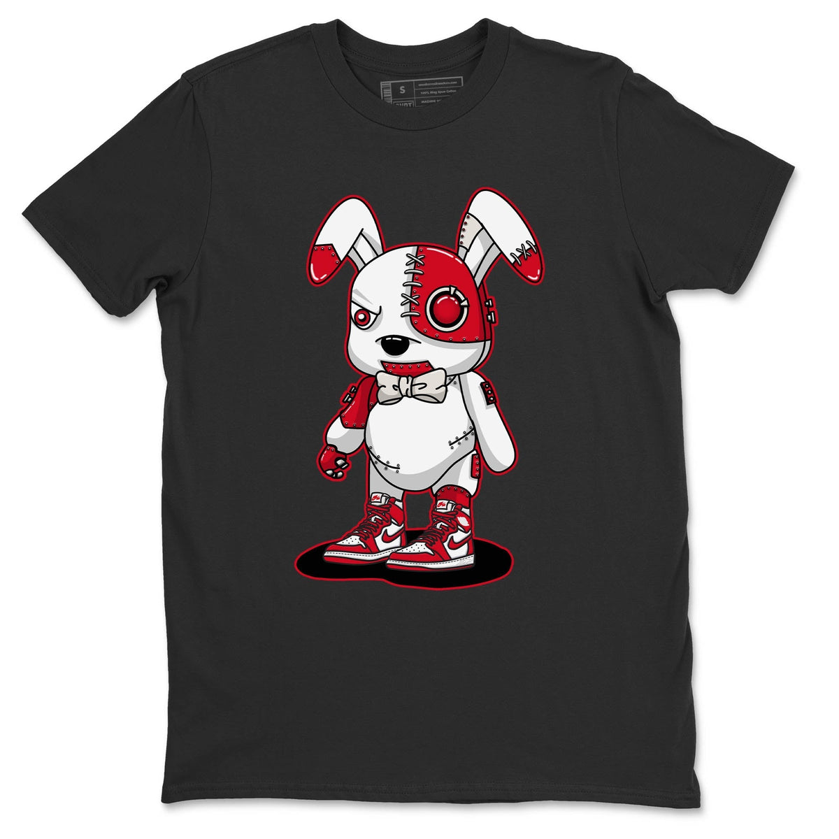 Jordan 1 Newstalgia Sneaker Matching T-Shirt Cyborg Bunny Sneaker Tees Jordan 1 Newstalgia Sneaker Release Tees Crew Neck Tees