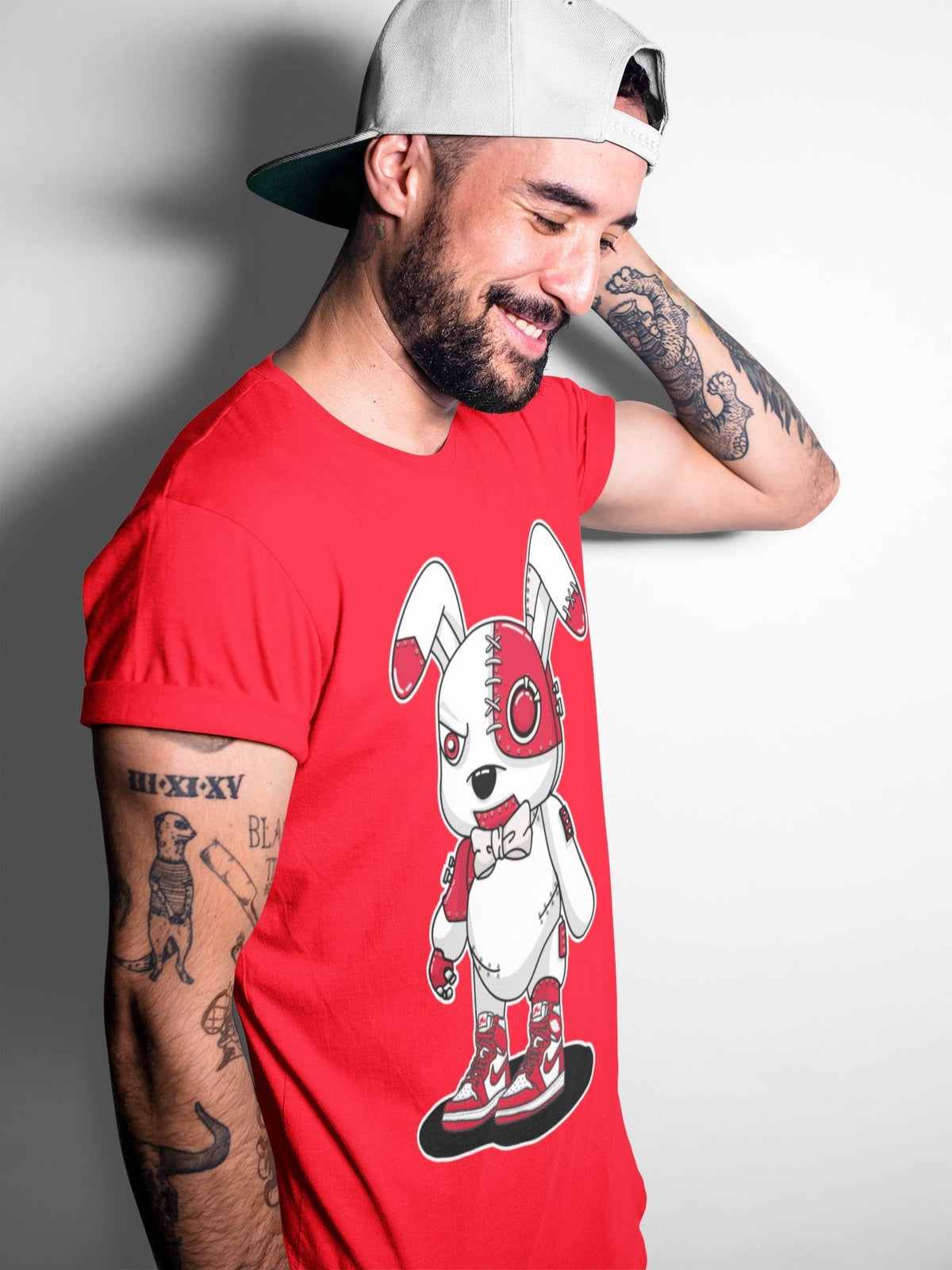 Jordan 1 Newstalgia Sneaker Matching T-Shirt Cyborg Bunny Sneaker Tees Jordan 1 Newstalgia Sneaker Release Tees Crew Neck Tees
