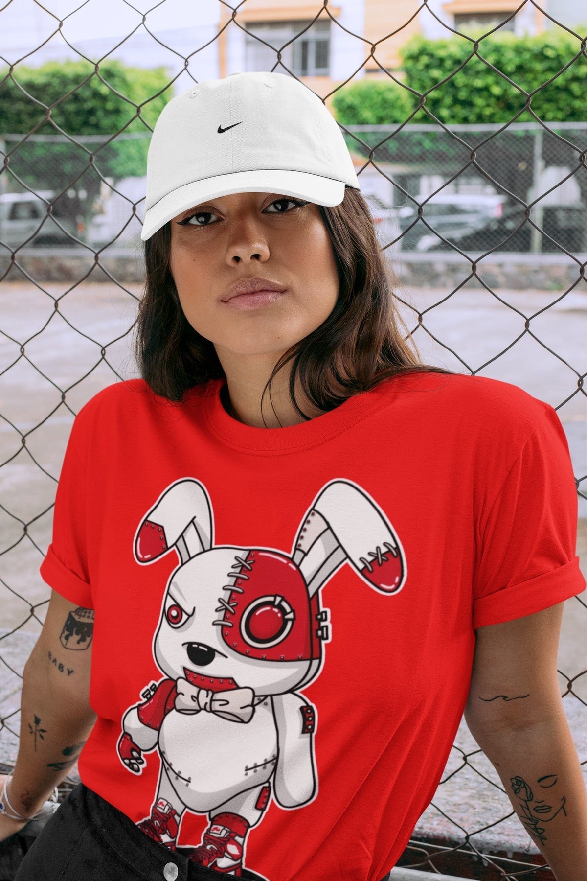 Jordan 1 Newstalgia Sneaker Matching T-Shirt Cyborg Bunny Sneaker Tees Jordan 1 Newstalgia Sneaker Release Tees Crew Neck Tees