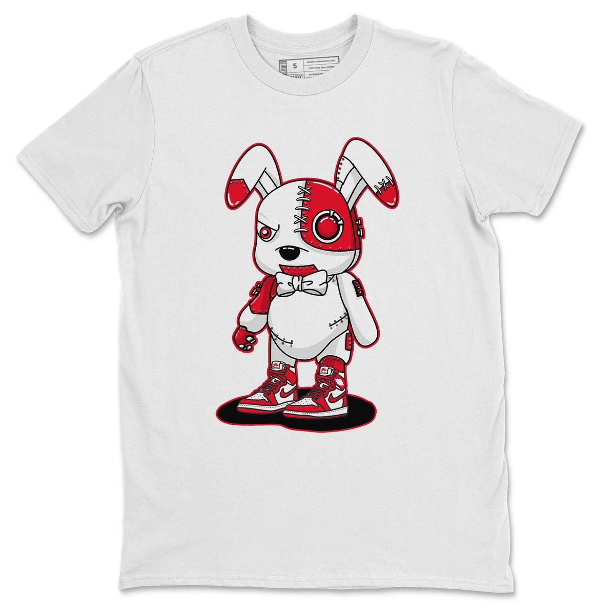 Jordan 1 Newstalgia Sneaker Matching T-Shirt Cyborg Bunny Sneaker Tees Jordan 1 Newstalgia Sneaker Release Tees Crew Neck Tees