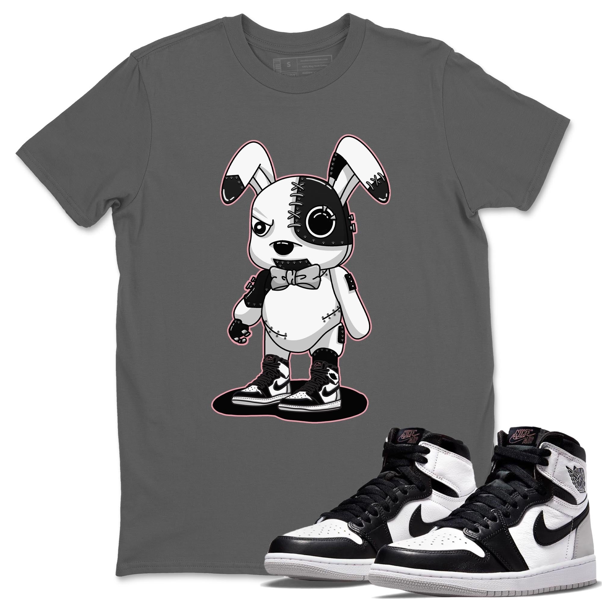 Jordan 1 Stage Haze Sneaker Matching T-Shirt Cyborg Bunny Sneaker Tees Jordan 1 Stage Haze Sneaker Release Tees Crew Neck Tees