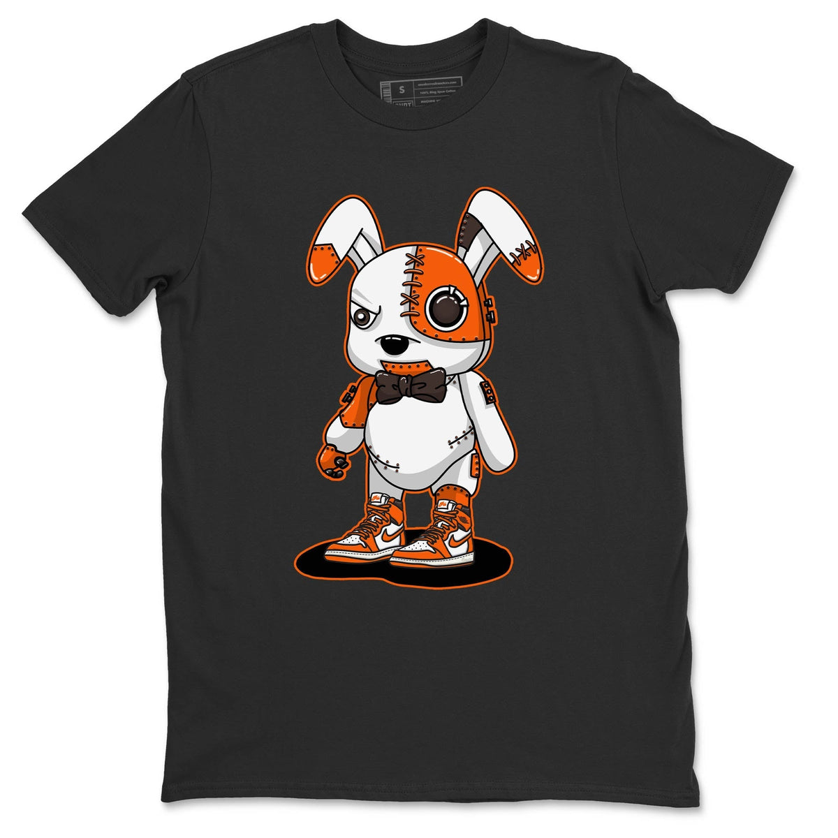 Jordan 1 Starfish Sneaker Matching T-Shirt Cyborg Bunny Sneaker Tees Jordan 1 Starfish Sneaker Release Tees Crew Neck Tees
