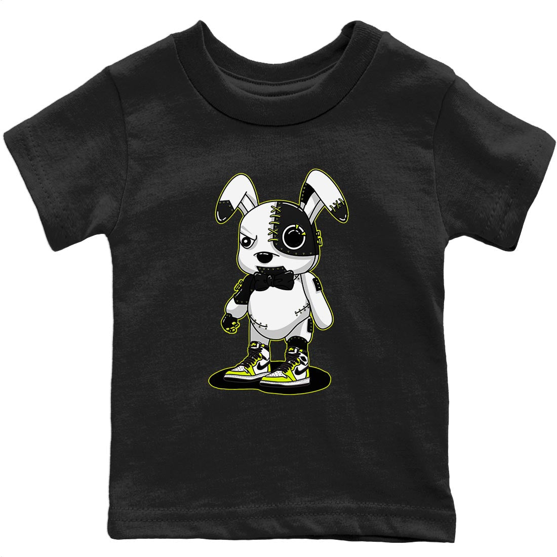 Jordan 1 Visionaire Sneaker Matching T-Shirt Cyborg Bunny Sneaker Tees Jordan 1 Visionaire Sneaker Release Tees Kids Shirts