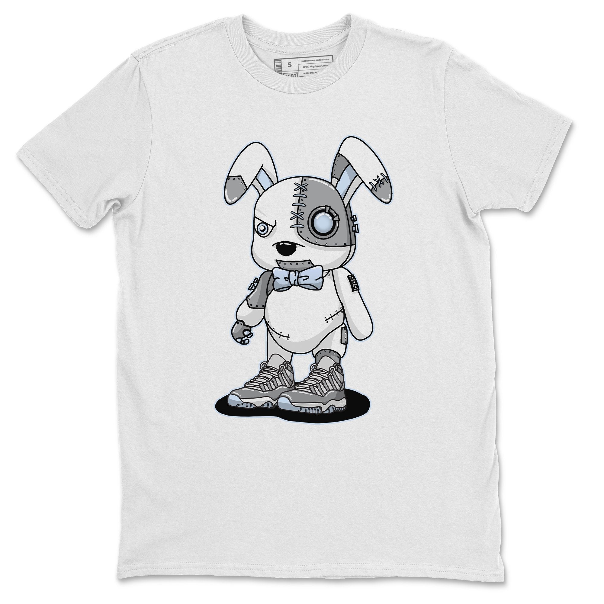 Jordan 11 Cool Grey Shirt To Match Jordans Cyborg Bunny Sneaker Tees Jordan 11 Cool Grey Drip Gear Zone Sneaker Matching Clothing Unisex Shirts