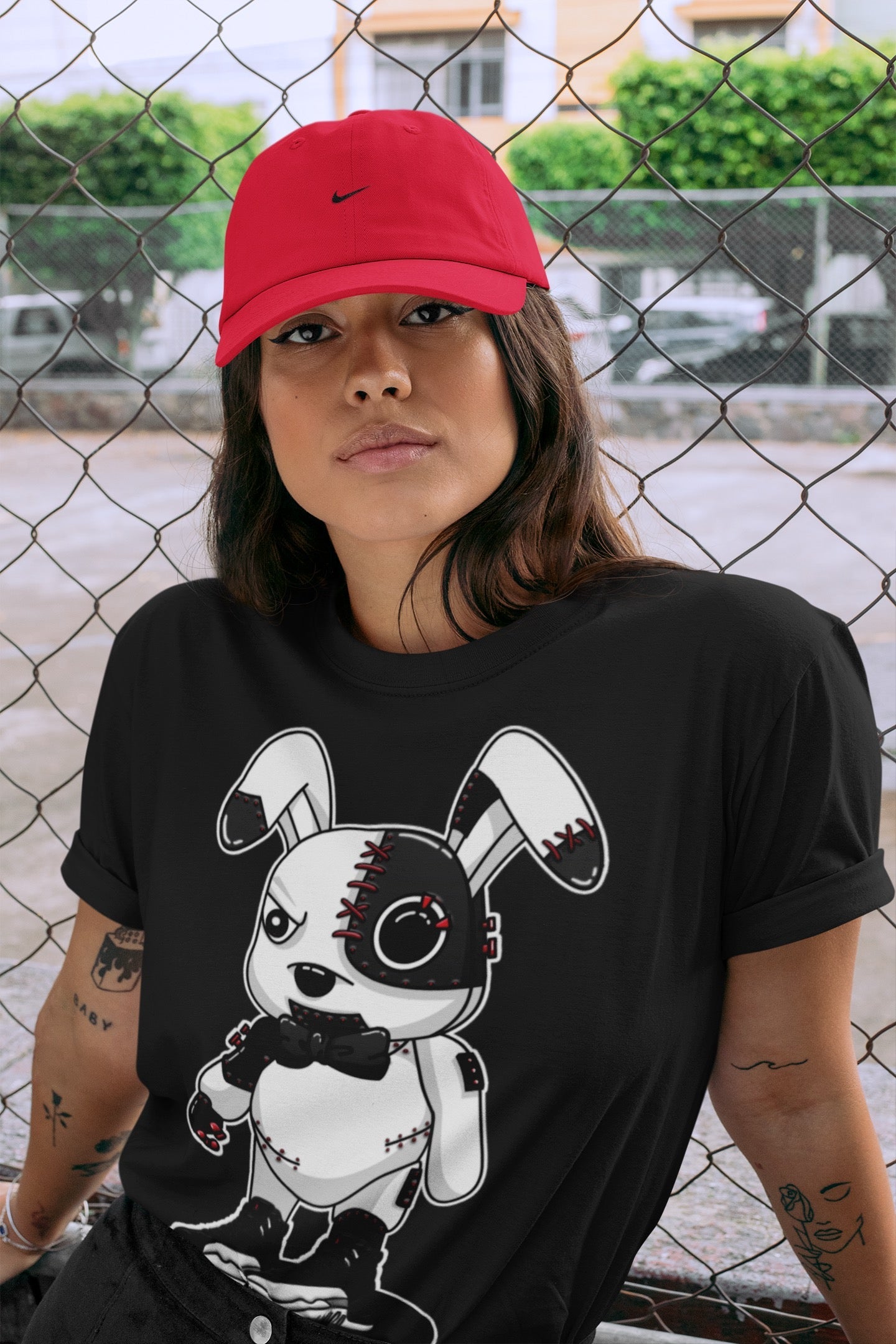 Jordan 12 Playoffs Shirt To Match Jordans Cyborg Bunny Sneaker Tees Jordan 12 Playoffs Drip Gear Zone Sneaker Matching Clothing Unisex Shirts