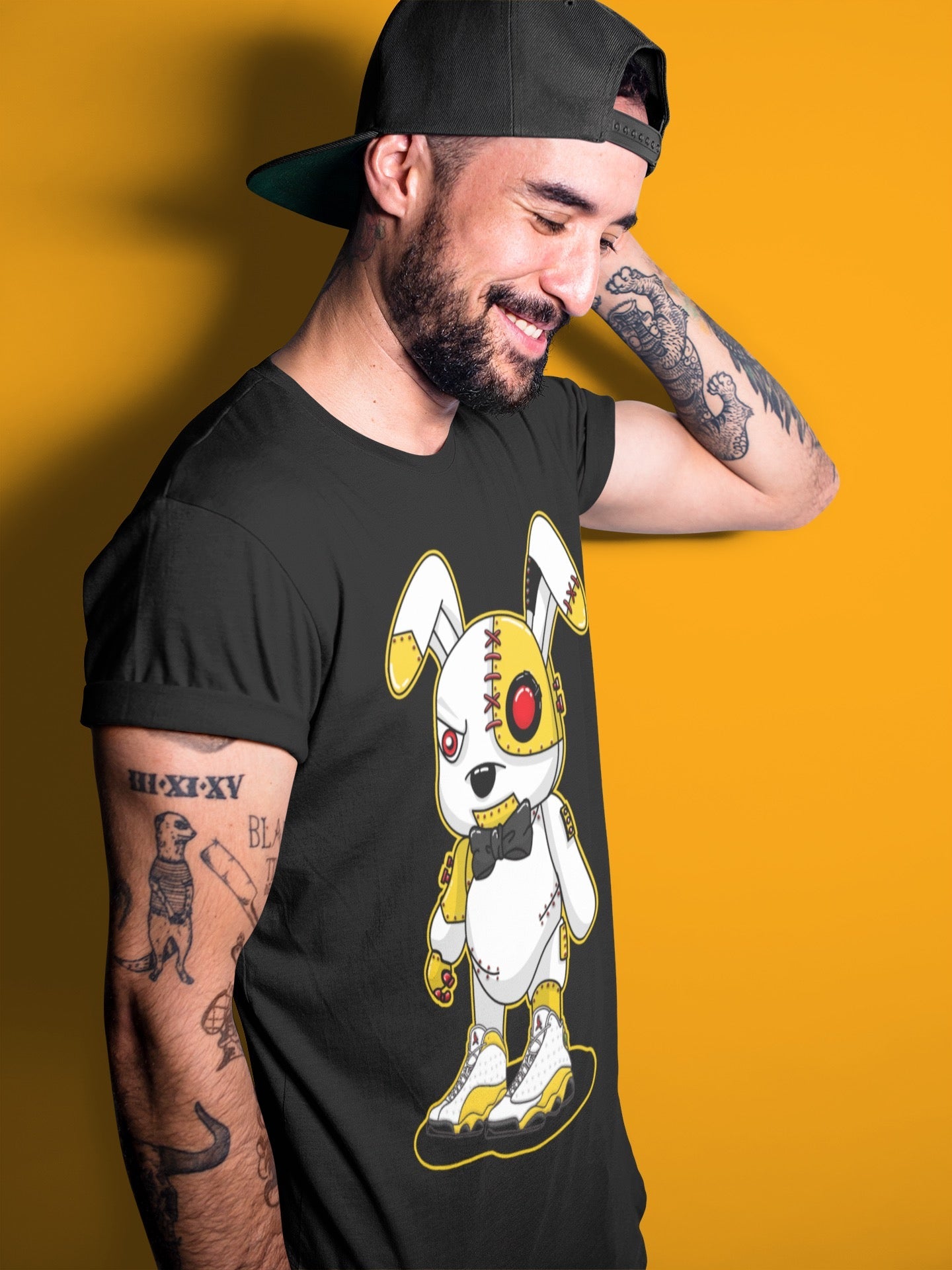 Jordan 13 Del Sol Shirt To Match Jordans Cyborg Bunny Sneaker Tees Jordan 13 Del Sol Drip Gear Zone Sneaker Matching Clothing Unisex Shirts