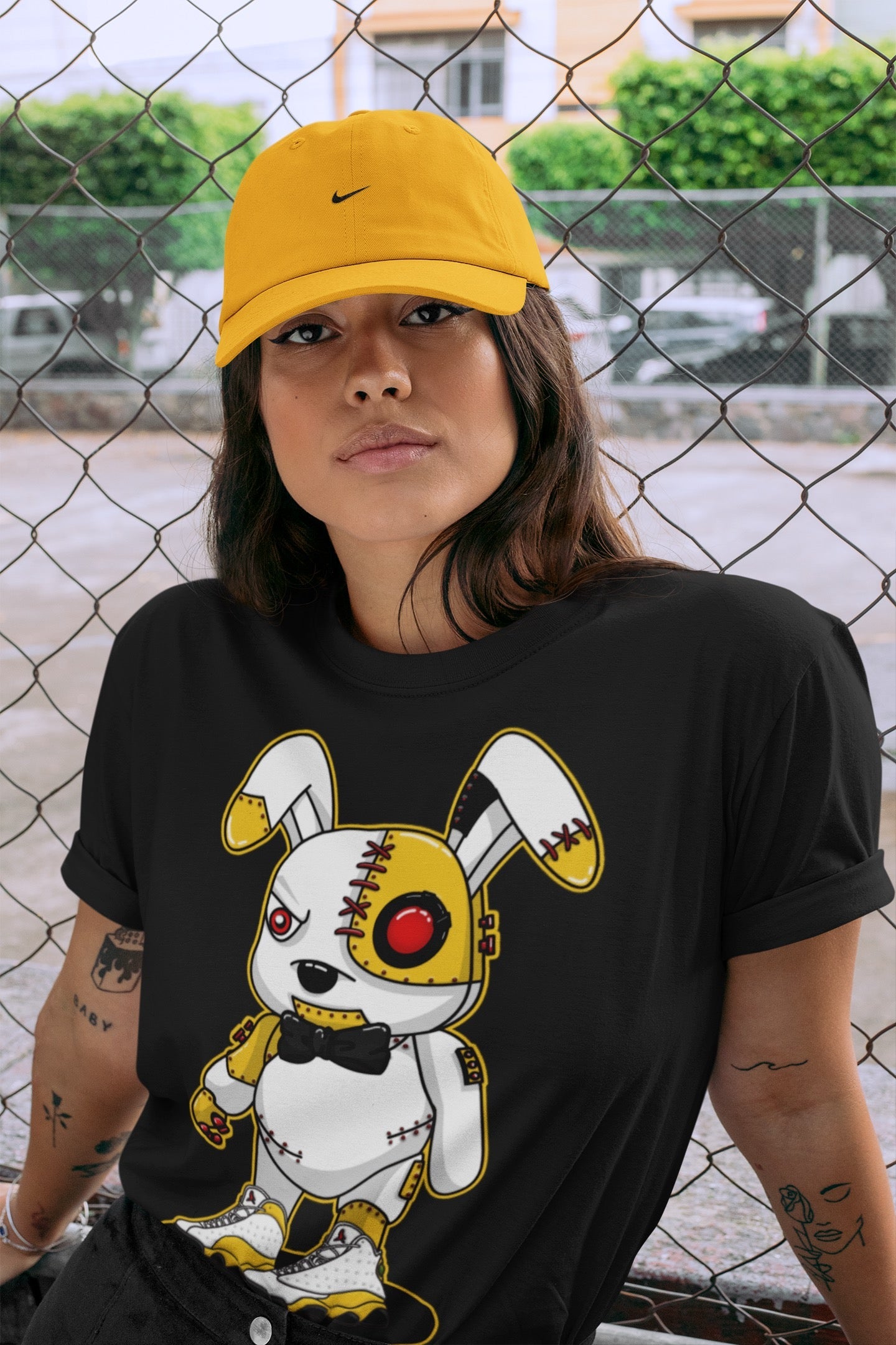 Jordan 13 Del Sol Shirt To Match Jordans Cyborg Bunny Sneaker Tees Jordan 13 Del Sol Drip Gear Zone Sneaker Matching Clothing Unisex Shirts