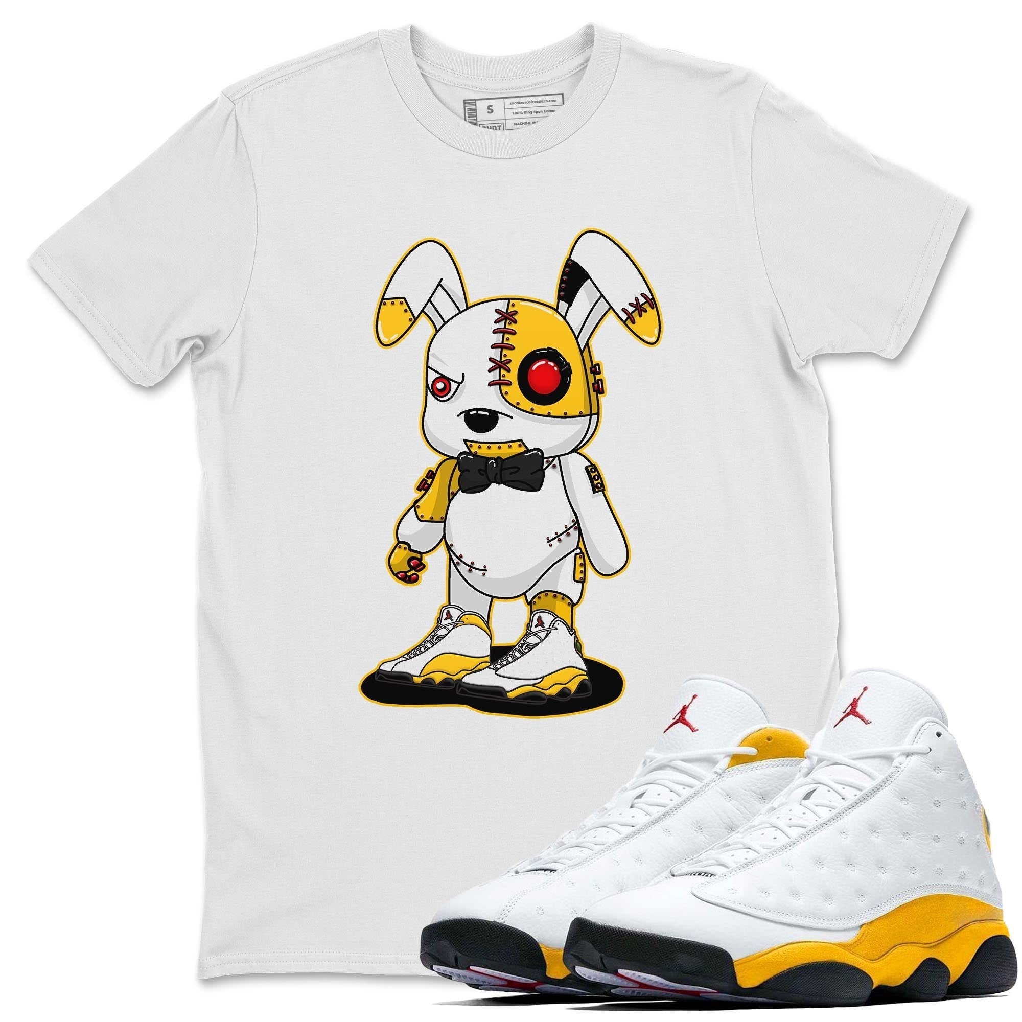 Jordan 13 Del Sol Shirt To Match Jordans Cyborg Bunny Sneaker Tees Jordan 13 Del Sol Drip Gear Zone Sneaker Matching Clothing Unisex Shirts