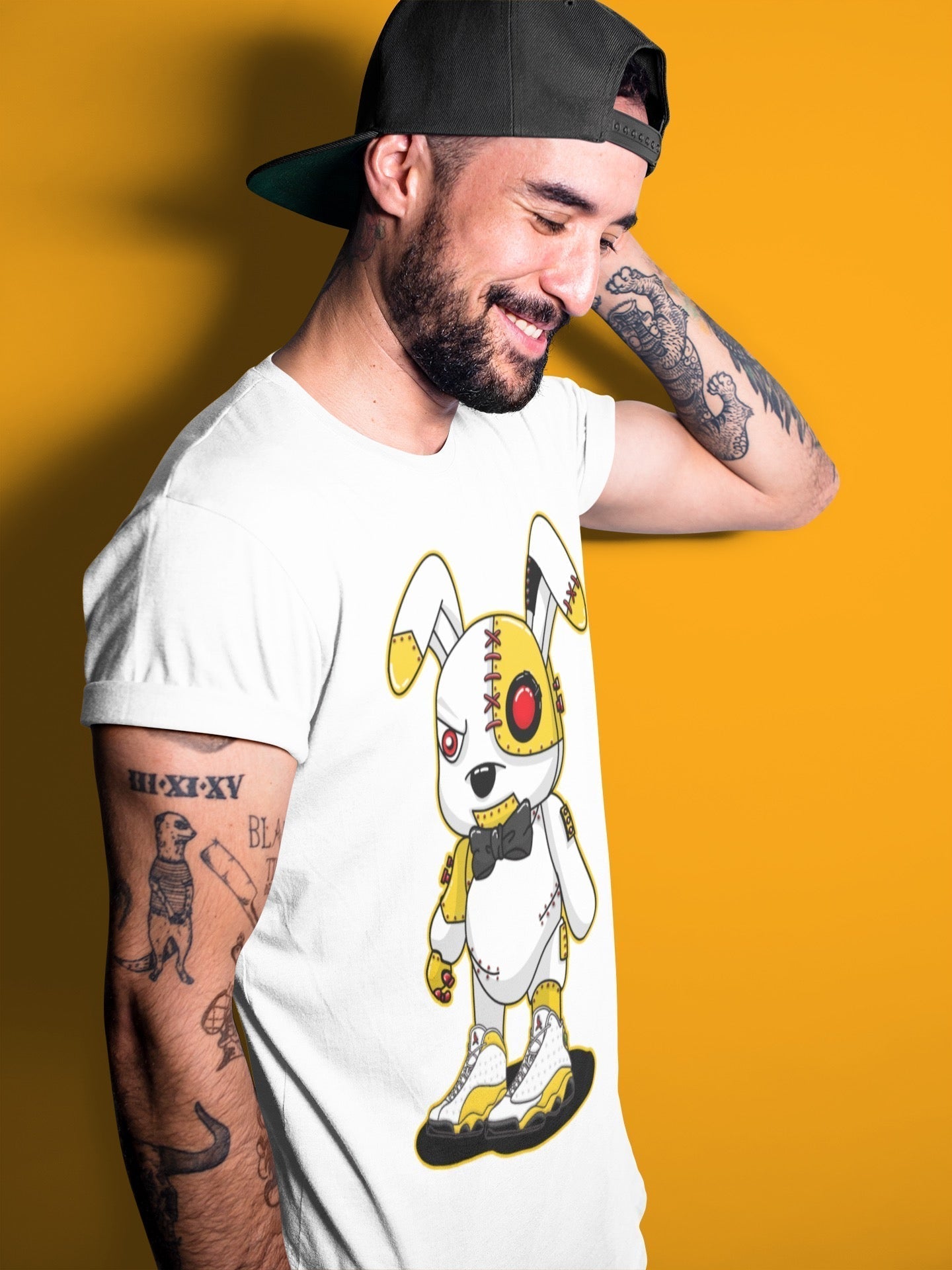 Jordan 13 Del Sol Shirt To Match Jordans Cyborg Bunny Sneaker Tees Jordan 13 Del Sol Drip Gear Zone Sneaker Matching Clothing Unisex Shirts