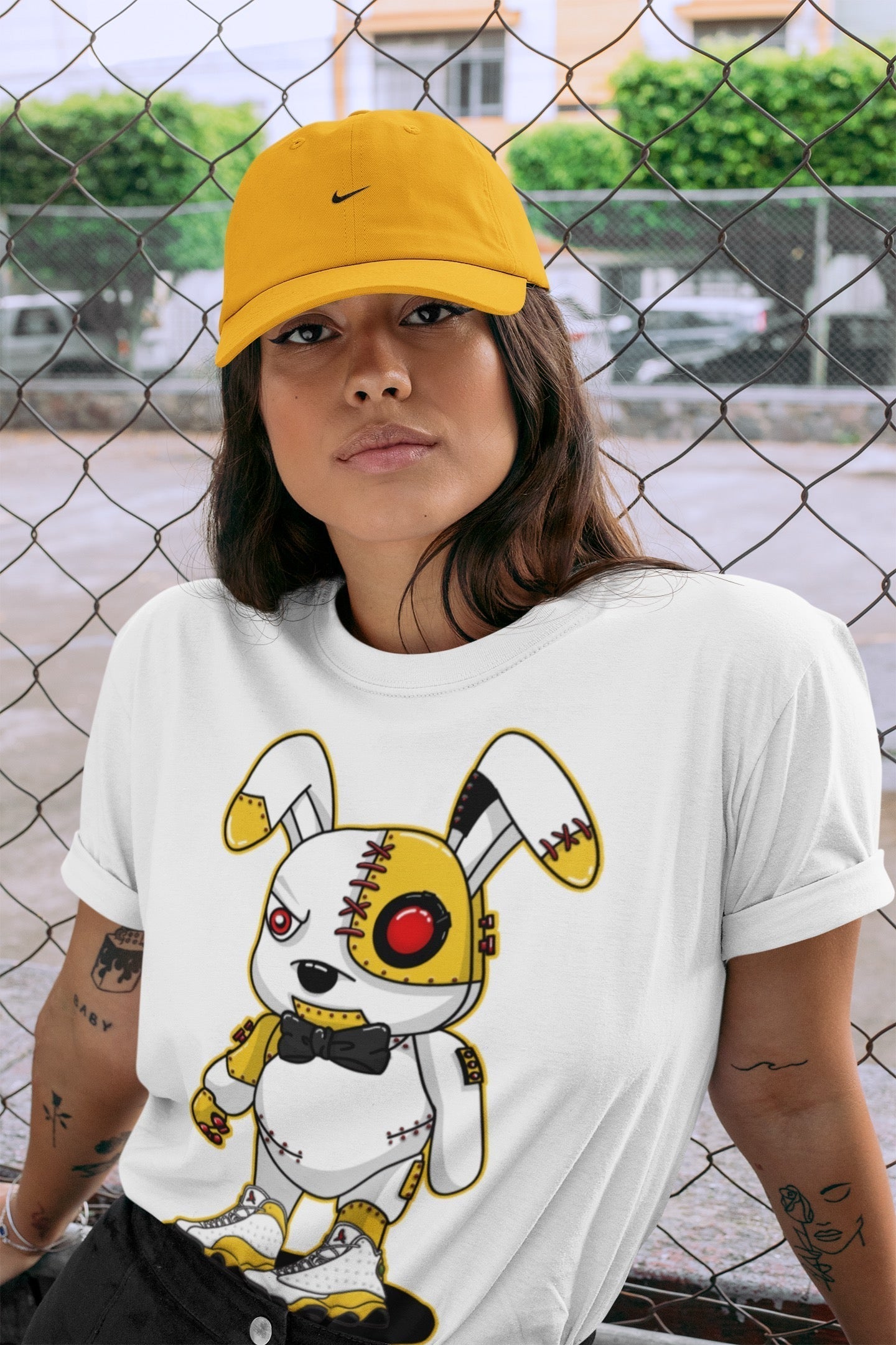 Jordan 13 Del Sol Shirt To Match Jordans Cyborg Bunny Sneaker Tees Jordan 13 Del Sol Drip Gear Zone Sneaker Matching Clothing Unisex Shirts