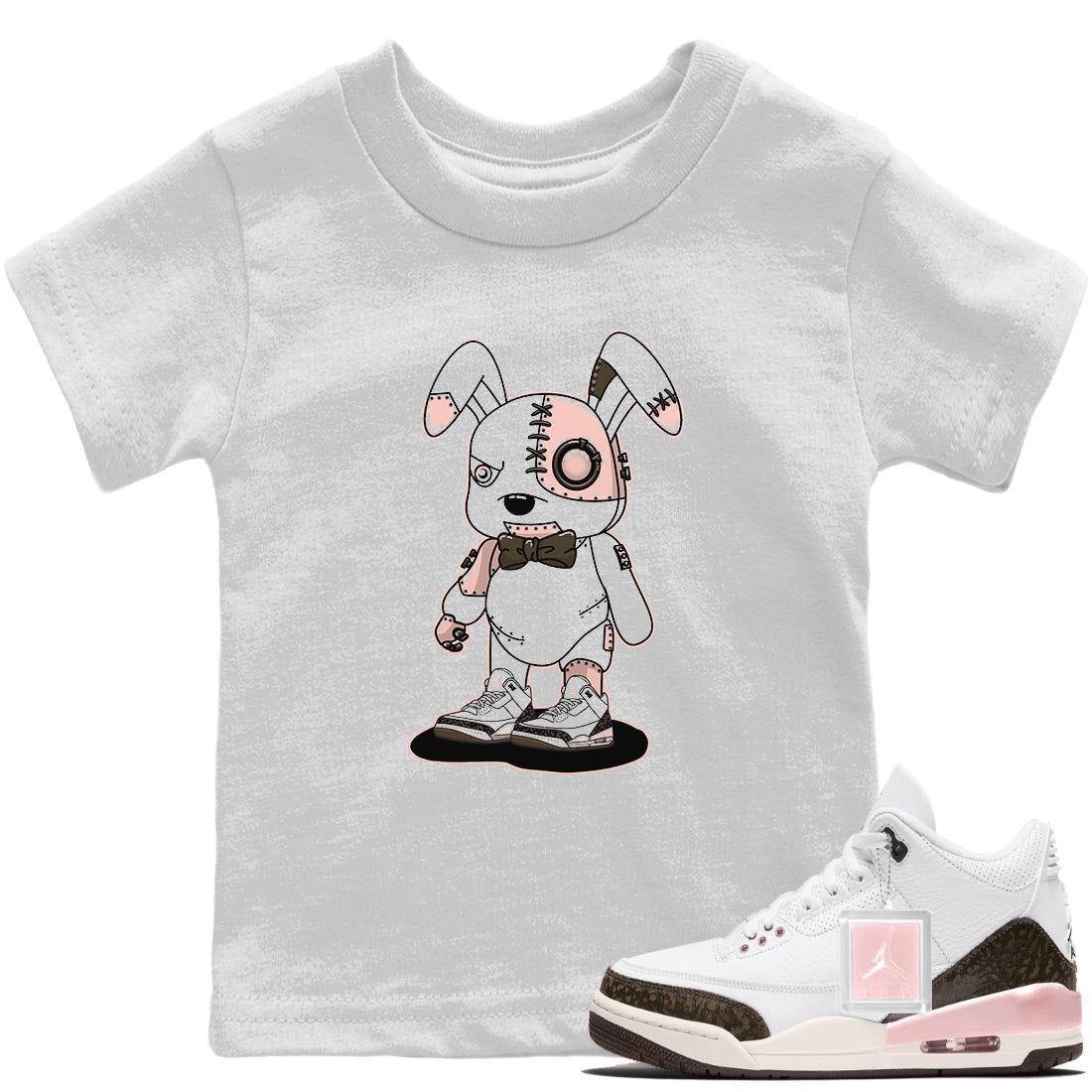 Jordan 3 Atmosphere Sneaker Matching T-Shirt Cyborg Bunny Sneaker Tees Jordan 3 Atmosphere Sneaker Release Tees Kids Shirts