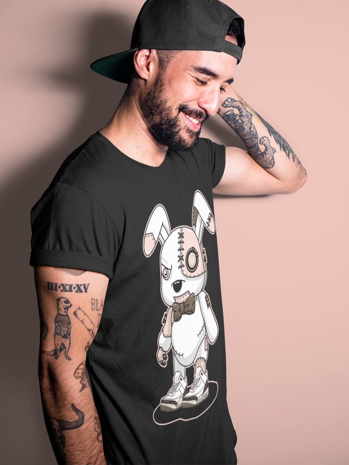 Jordan 3 Atmosphere Sneaker Matching T-Shirt Cyborg Bunny Sneaker Tees Jordan 3 Atmosphere Sneaker Release Tees Crew Neck Tees