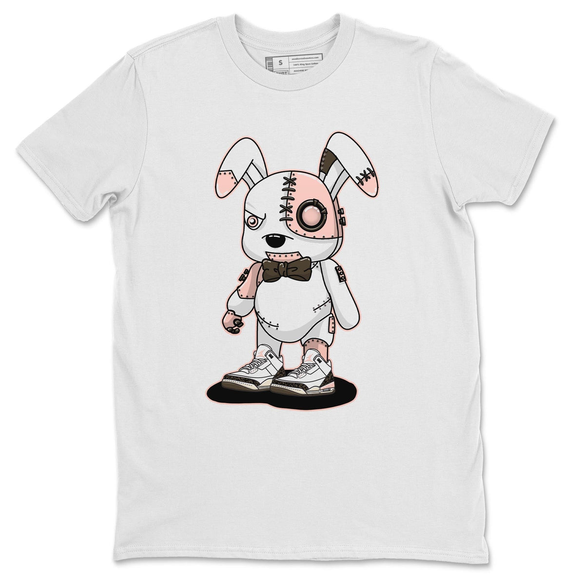 Jordan 3 Atmosphere Sneaker Matching T-Shirt Cyborg Bunny Sneaker Tees Jordan 3 Atmosphere Sneaker Release Tees Crew Neck Tees