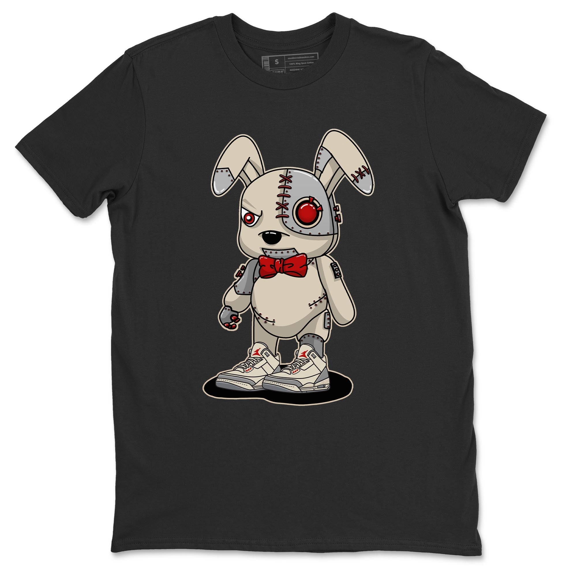 Jordan 3 Muslin Shirt To Match Jordans Cyborg Bunny Sneaker Tees Jordan 3 Muslin Drip Gear Zone Sneaker Matching Clothing Unisex Shirts