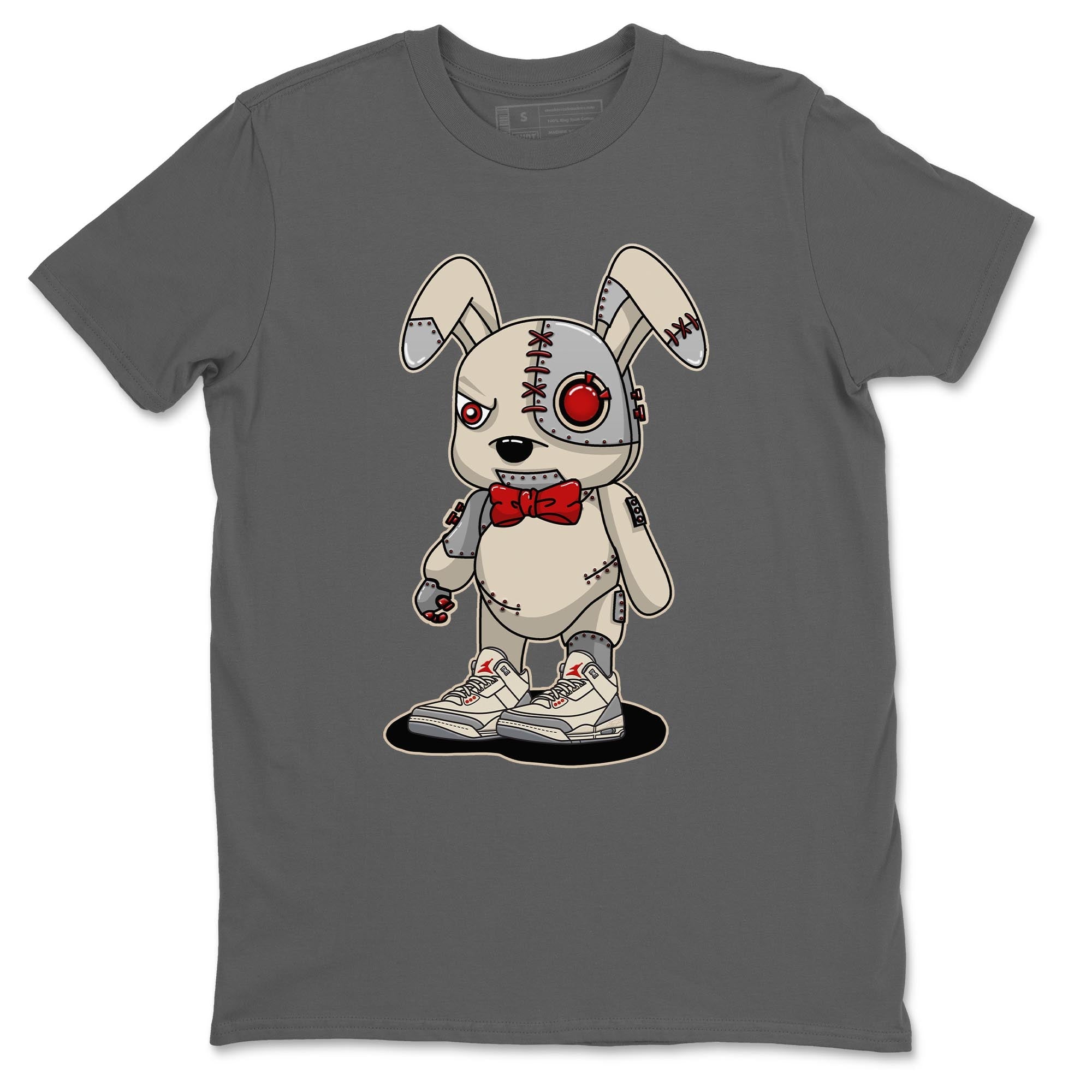 Jordan 3 Muslin Shirt To Match Jordans Cyborg Bunny Sneaker Tees Jordan 3 Muslin Drip Gear Zone Sneaker Matching Clothing Unisex Shirts