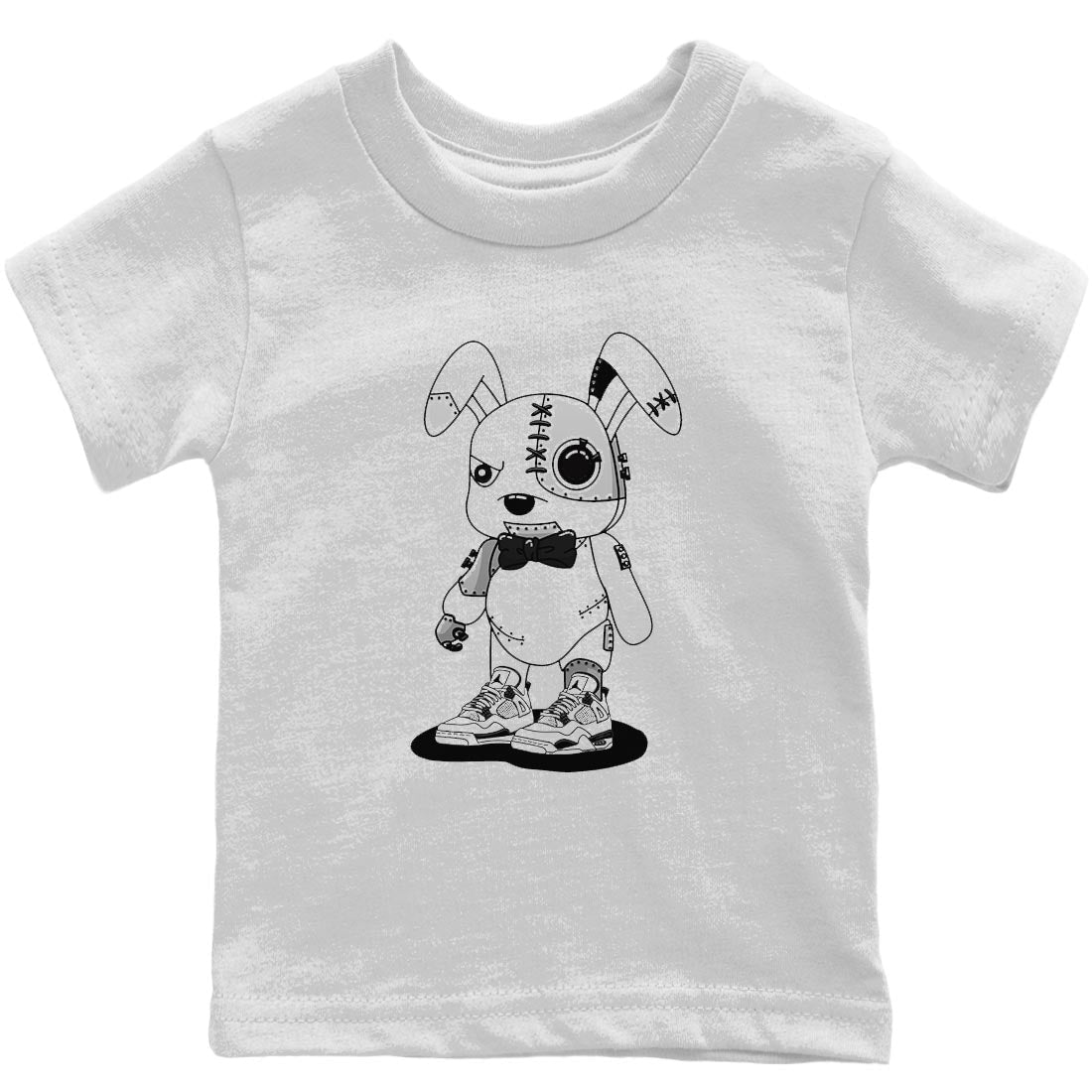 Jordan 4 Military Black Sneaker Matching T-Shirt Cyborg Bunny Sneaker Tees Jordan 4 Military Black Sneaker Release Tees Kids Shirts