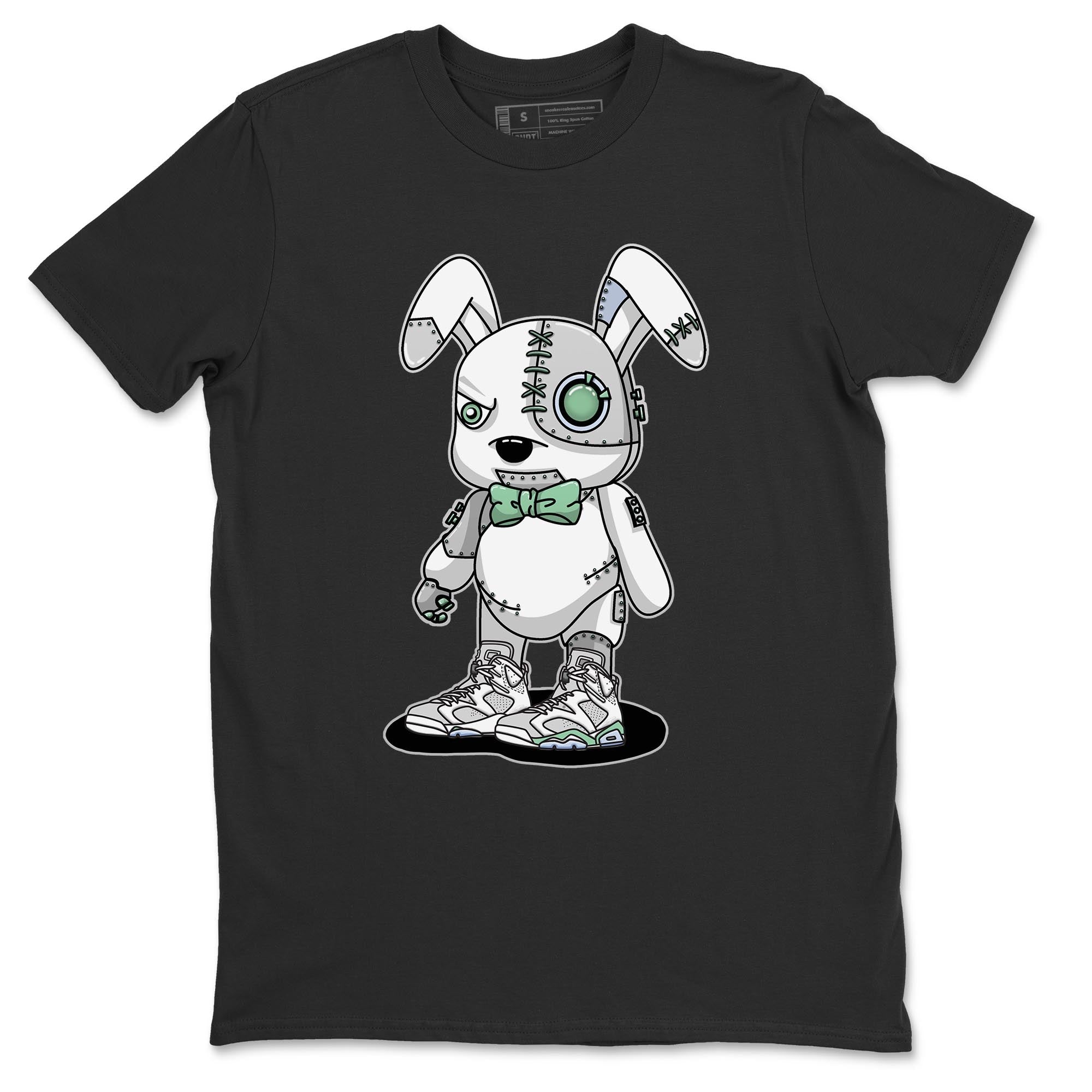 Jordan 6 Mint Foam Shirt To Match Jordans Cyborg Bunny Sneaker Tees Jordan 6 Mint Foam Drip Gear Zone Sneaker Matching Clothing Unisex Shirts
