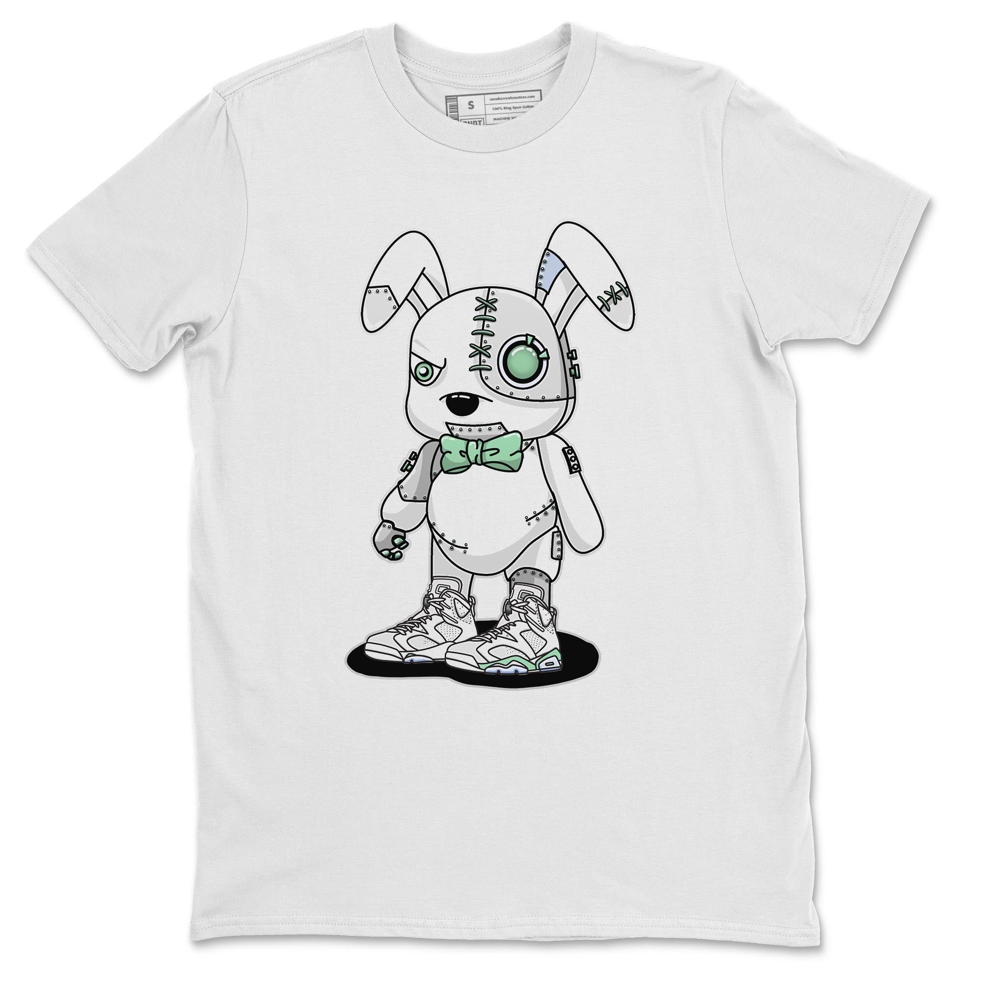 Jordan 6 Mint Foam Shirt To Match Jordans Cyborg Bunny Sneaker Tees Jordan 6 Mint Foam Drip Gear Zone Sneaker Matching Clothing Unisex Shirts