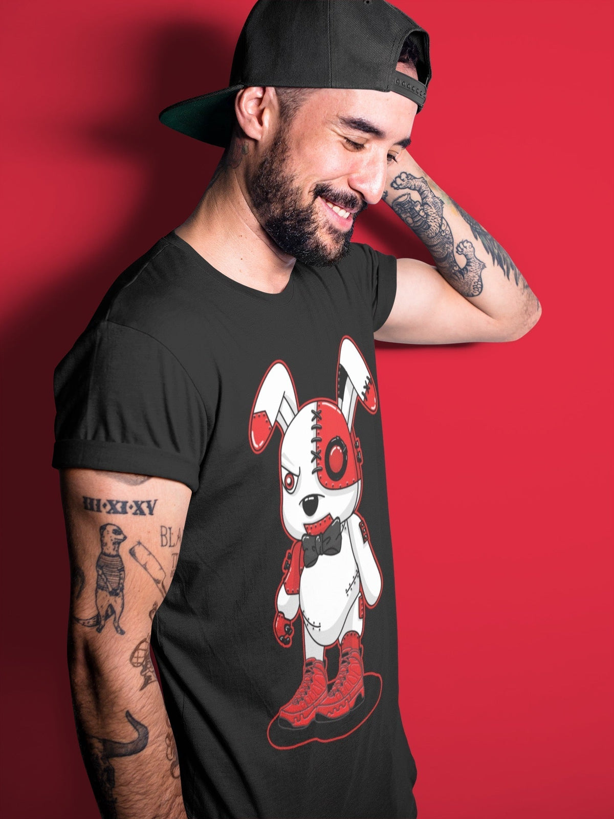 Jordan 9 Chile Red Shirt To Match Jordans Cyborg Bunny Sneaker Tees Jordan 9 Chile Red Drip Gear Zone Sneaker Matching Clothing Unisex Shirts