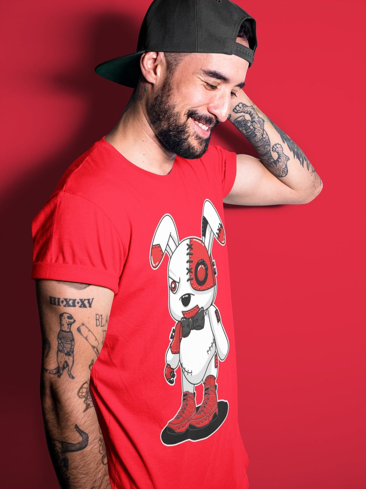 Jordan 9 Chile Red Shirt To Match Jordans Cyborg Bunny Sneaker Tees Jordan 9 Chile Red Drip Gear Zone Sneaker Matching Clothing Unisex Shirts