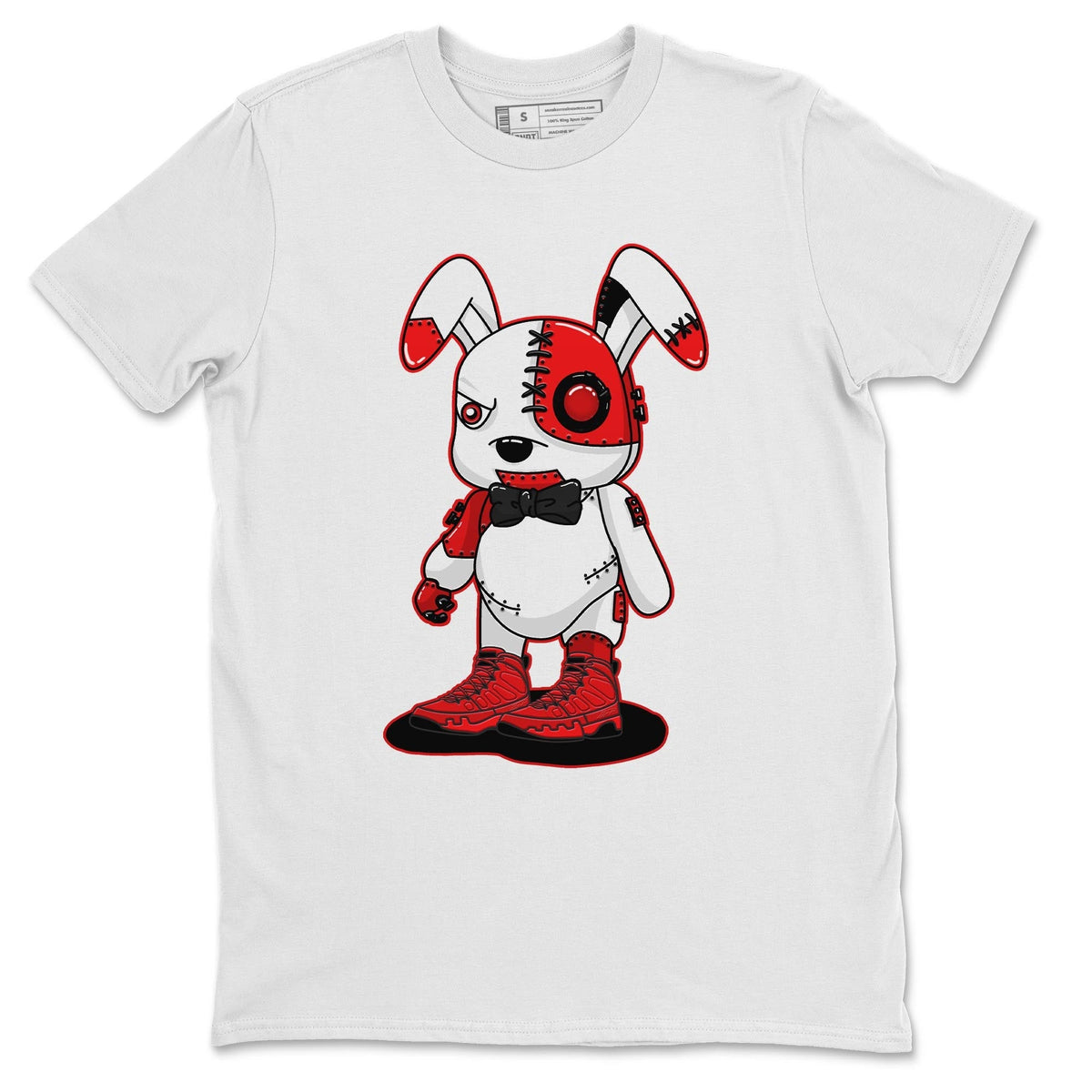 Jordan 9 Chile Red Shirt To Match Jordans Cyborg Bunny Sneaker Tees Jordan 9 Chile Red Drip Gear Zone Sneaker Matching Clothing Unisex Shirts