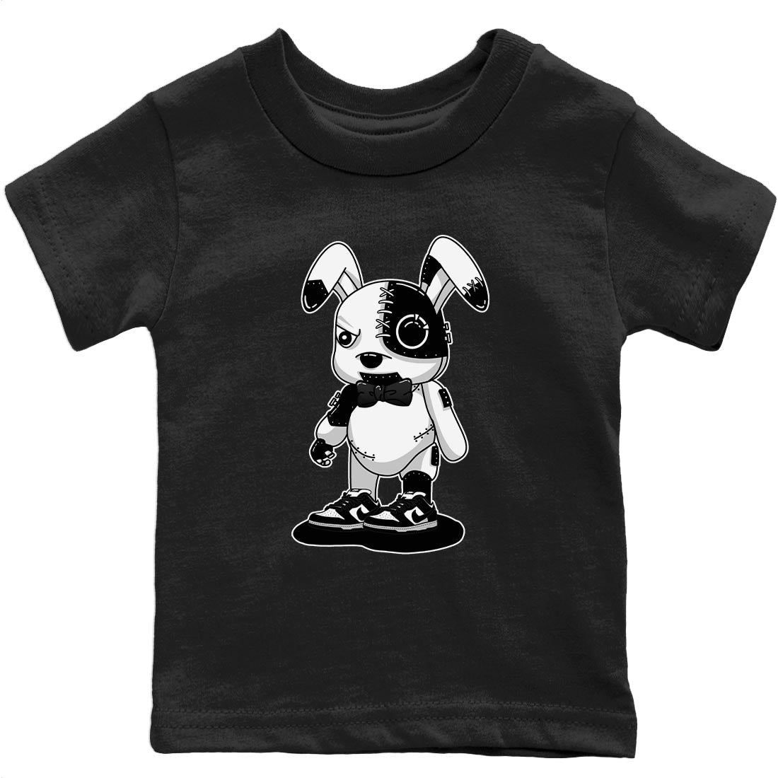 Dunk Panda Sneaker Match Tees Cyborg bunny Sneaker Tees Dunk Panda Jordan to match sneaker T-Shirt Kids Shirts
