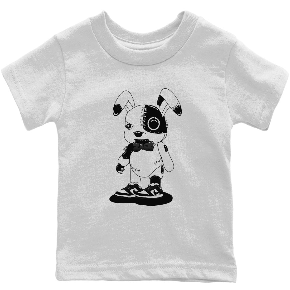 Dunk Panda Sneaker Match Tees Cyborg bunny Sneaker Tees Dunk Panda Jordan to match sneaker T-Shirt Kids Shirts