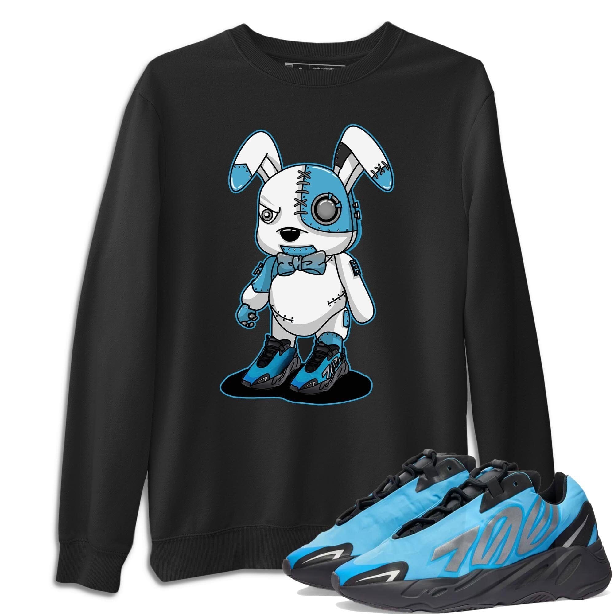Yeezy 700 Bright Cyan Shirt To Match Jordans Cyborg Bunny Sneaker Tees Yeezy 700 Bright Cyan Drip Gear Zone Sneaker Matching Clothing Unisex Shirts