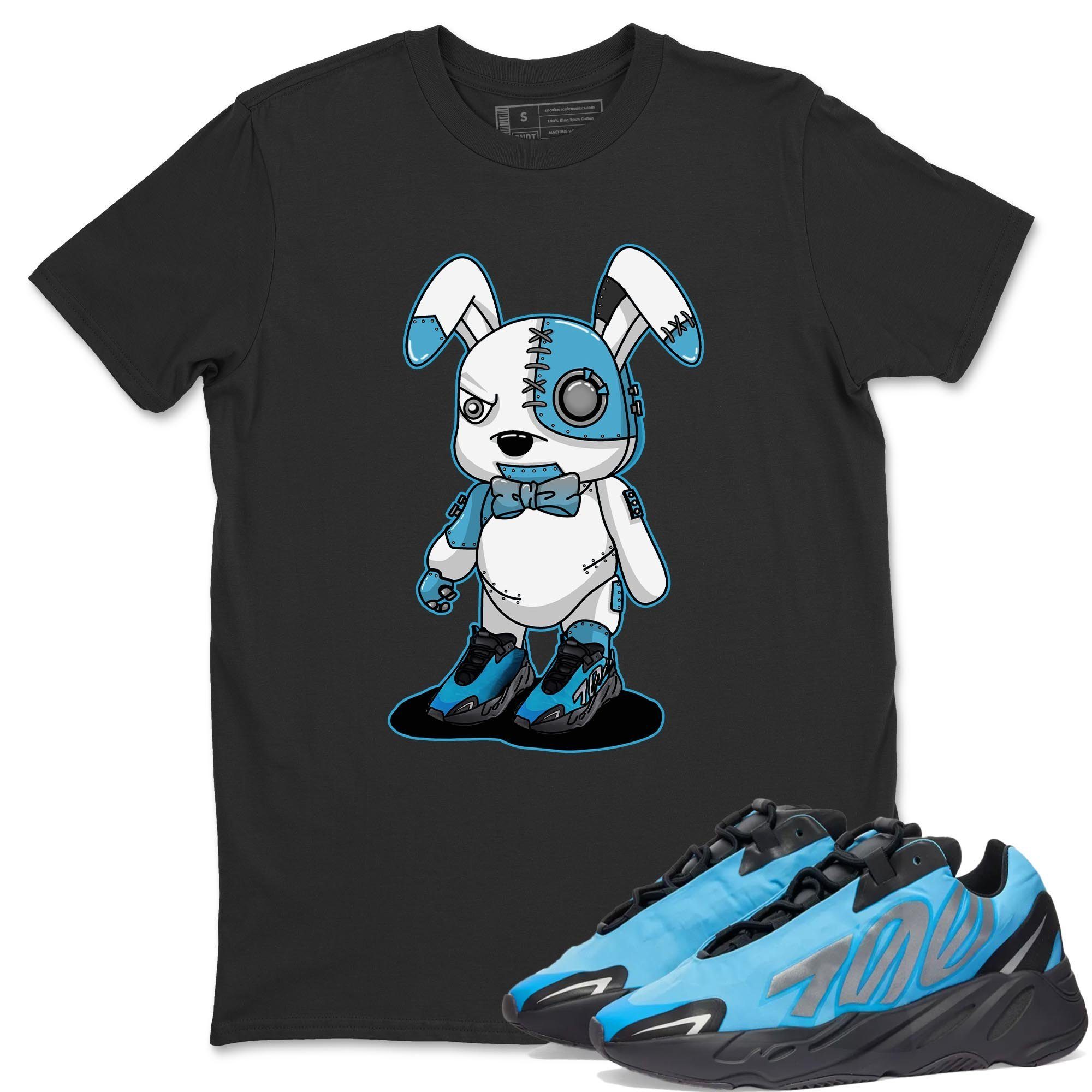 Yeezy 700 Bright Cyan Shirt To Match Jordans Cyborg Bunny Sneaker Tees Yeezy 700 Bright Cyan Drip Gear Zone Sneaker Matching Clothing Unisex Shirts