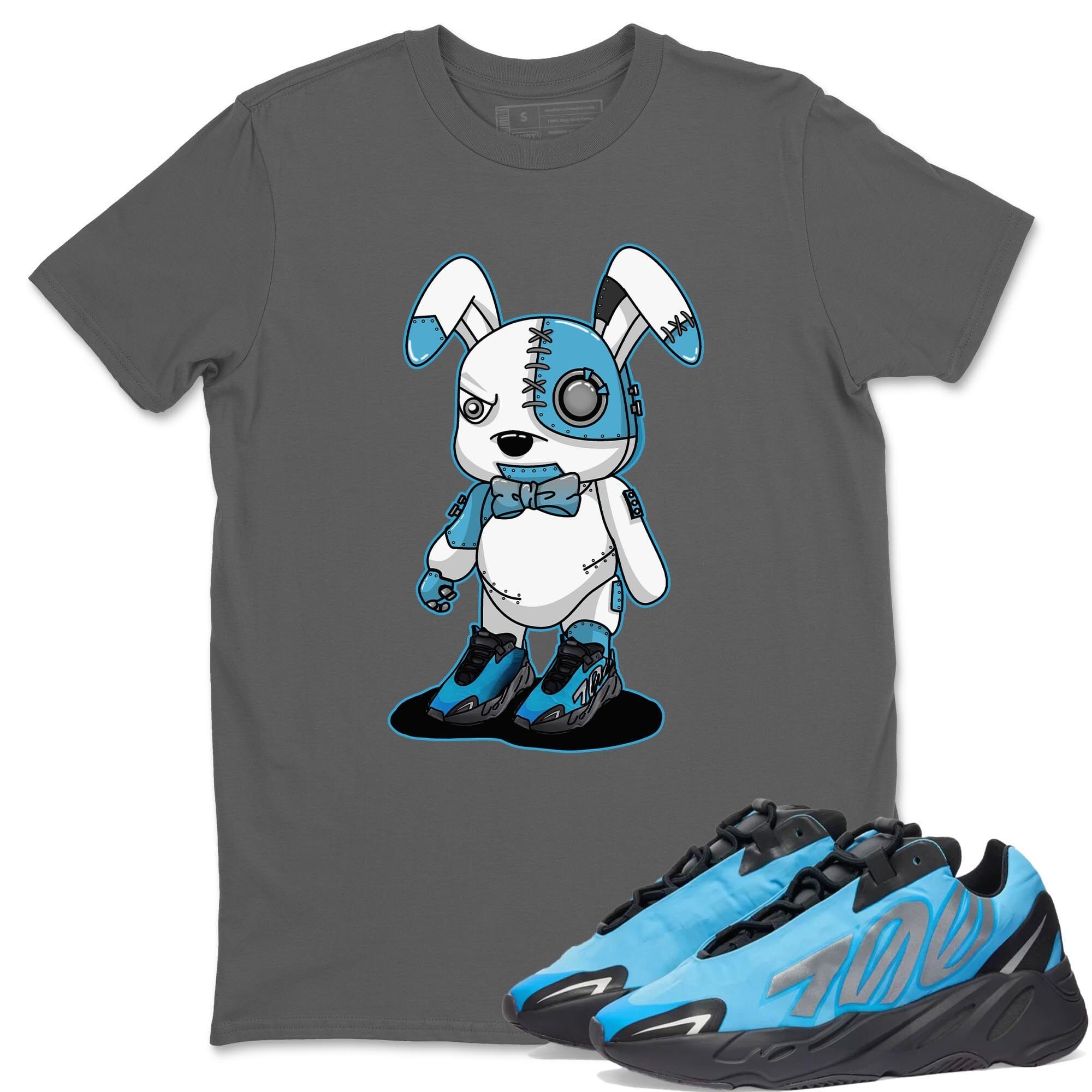 Yeezy 700 Bright Cyan Shirt To Match Jordans Cyborg Bunny Sneaker Tees Yeezy 700 Bright Cyan Drip Gear Zone Sneaker Matching Clothing Unisex Shirts