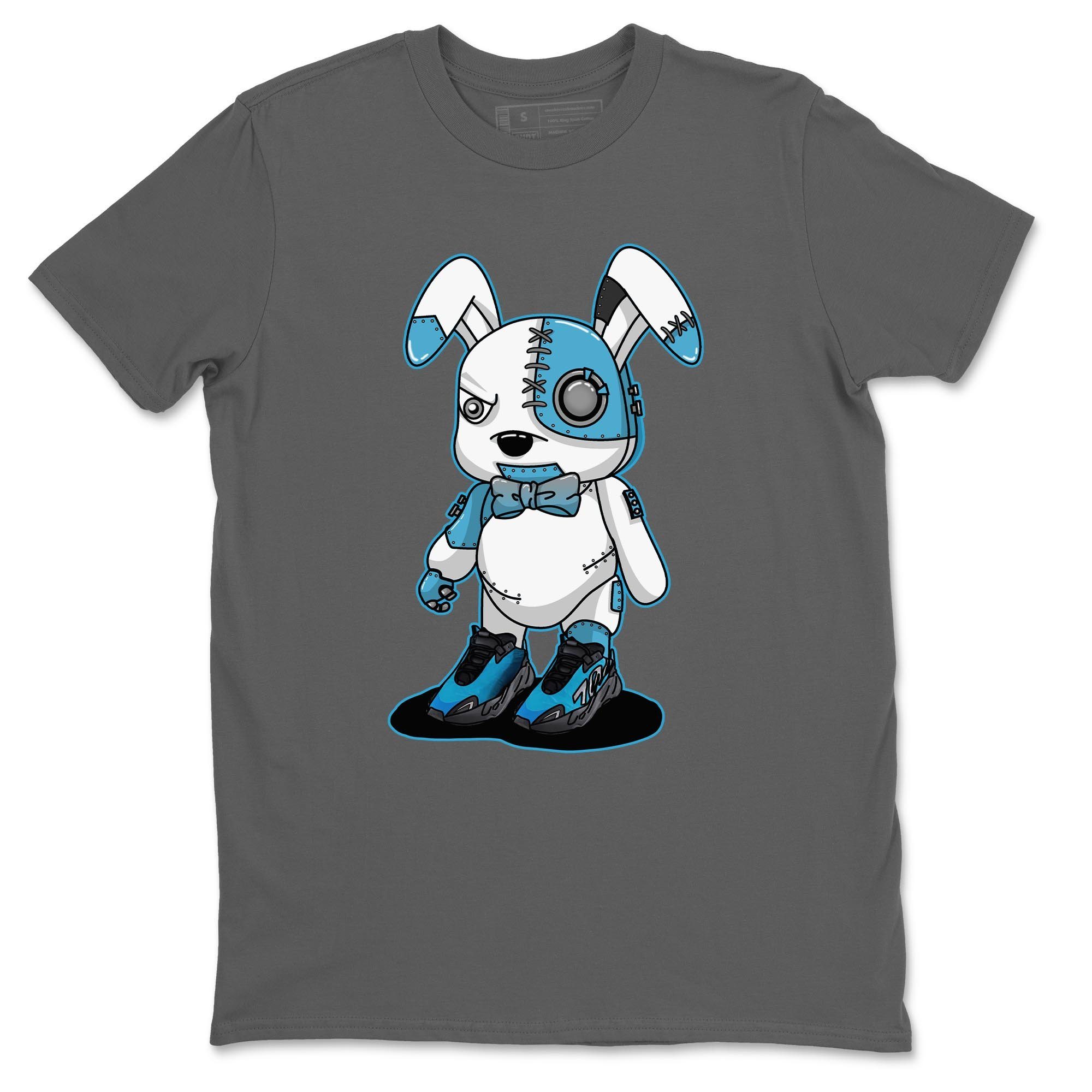 Yeezy 700 Bright Cyan Shirt To Match Jordans Cyborg Bunny Sneaker Tees Yeezy 700 Bright Cyan Drip Gear Zone Sneaker Matching Clothing Unisex Shirts