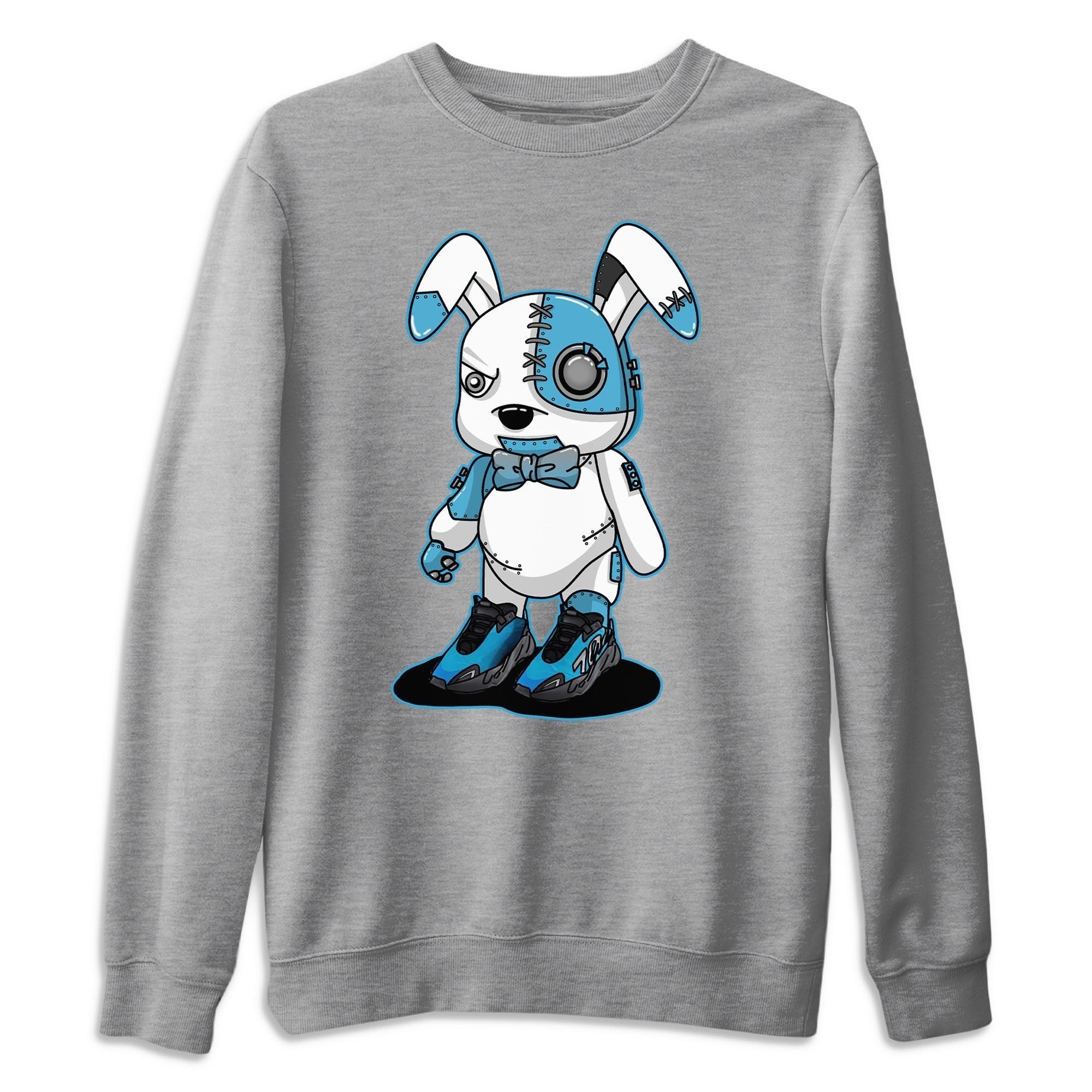 Yeezy 700 Bright Cyan Shirt To Match Jordans Cyborg Bunny Sneaker Tees Yeezy 700 Bright Cyan Drip Gear Zone Sneaker Matching Clothing Unisex Shirts