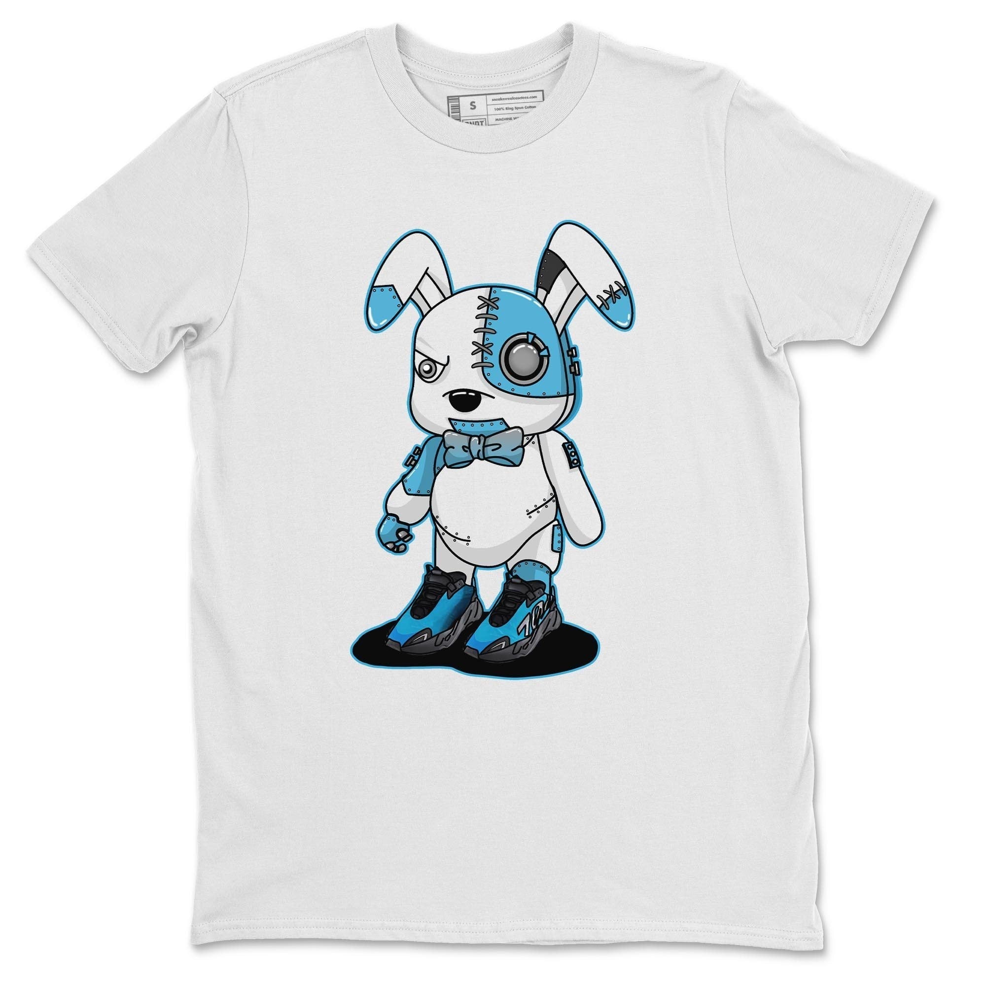 Yeezy 700 Bright Cyan Shirt To Match Jordans Cyborg Bunny Sneaker Tees Yeezy 700 Bright Cyan Drip Gear Zone Sneaker Matching Clothing Unisex Shirts