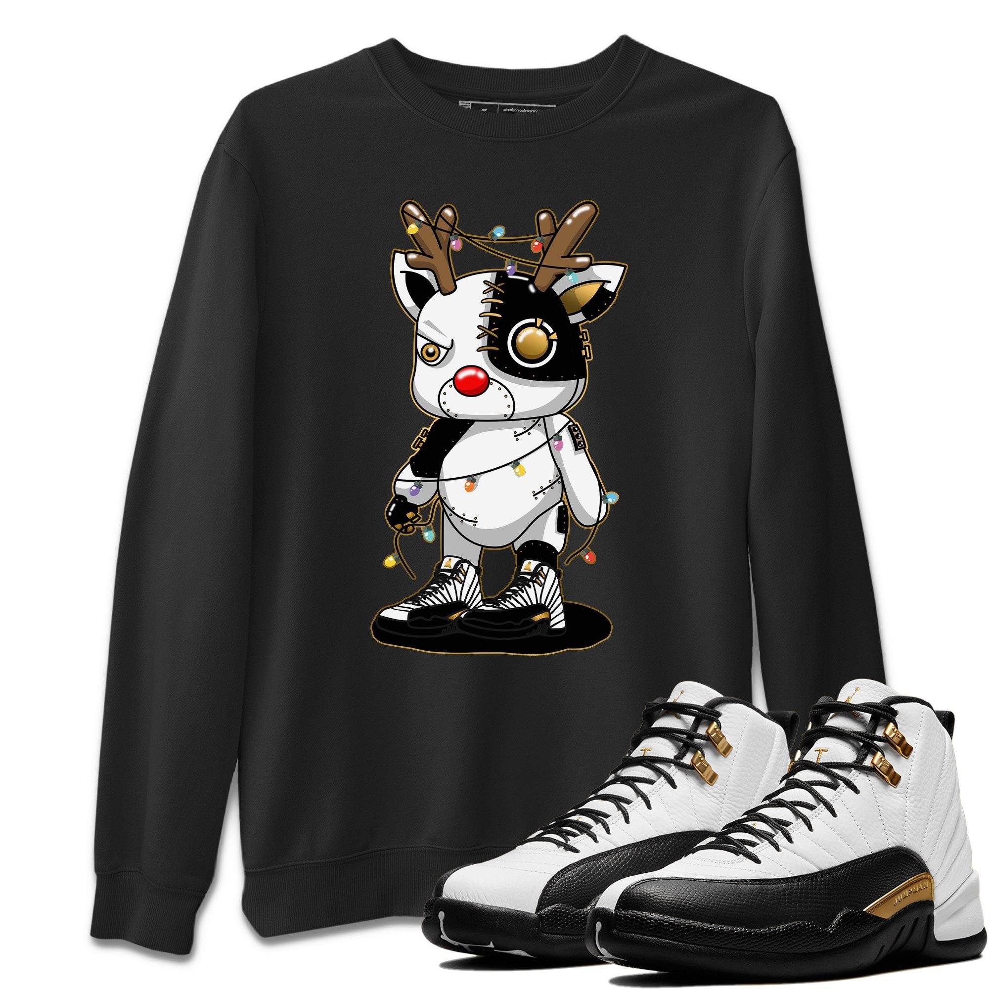 Jordan 12 Royalty Shirt To Match Jordans Cyborg Reindeer Sneaker Tees Jordan 12 Royalty Drip Gear Zone Sneaker Matching Clothing Unisex Shirts