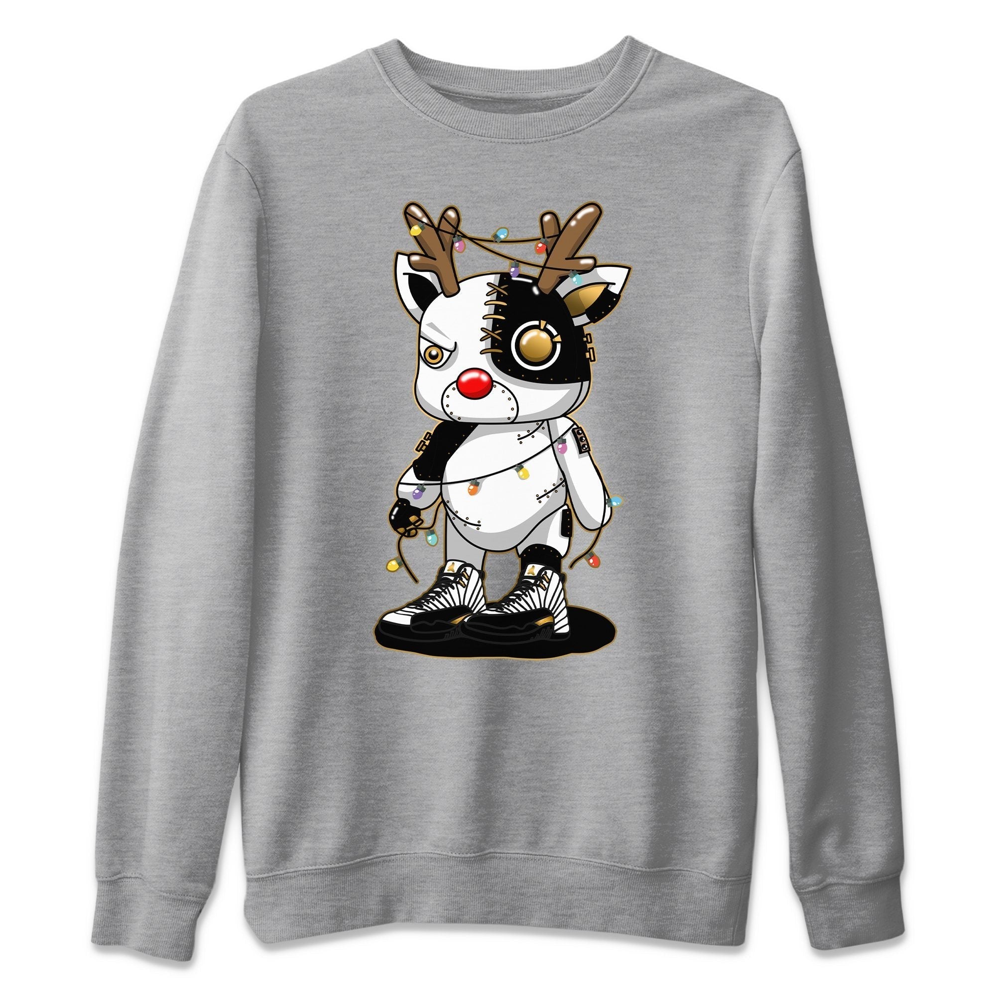 Jordan 12 Royalty Shirt To Match Jordans Cyborg Reindeer Sneaker Tees Jordan 12 Royalty Drip Gear Zone Sneaker Matching Clothing Unisex Shirts