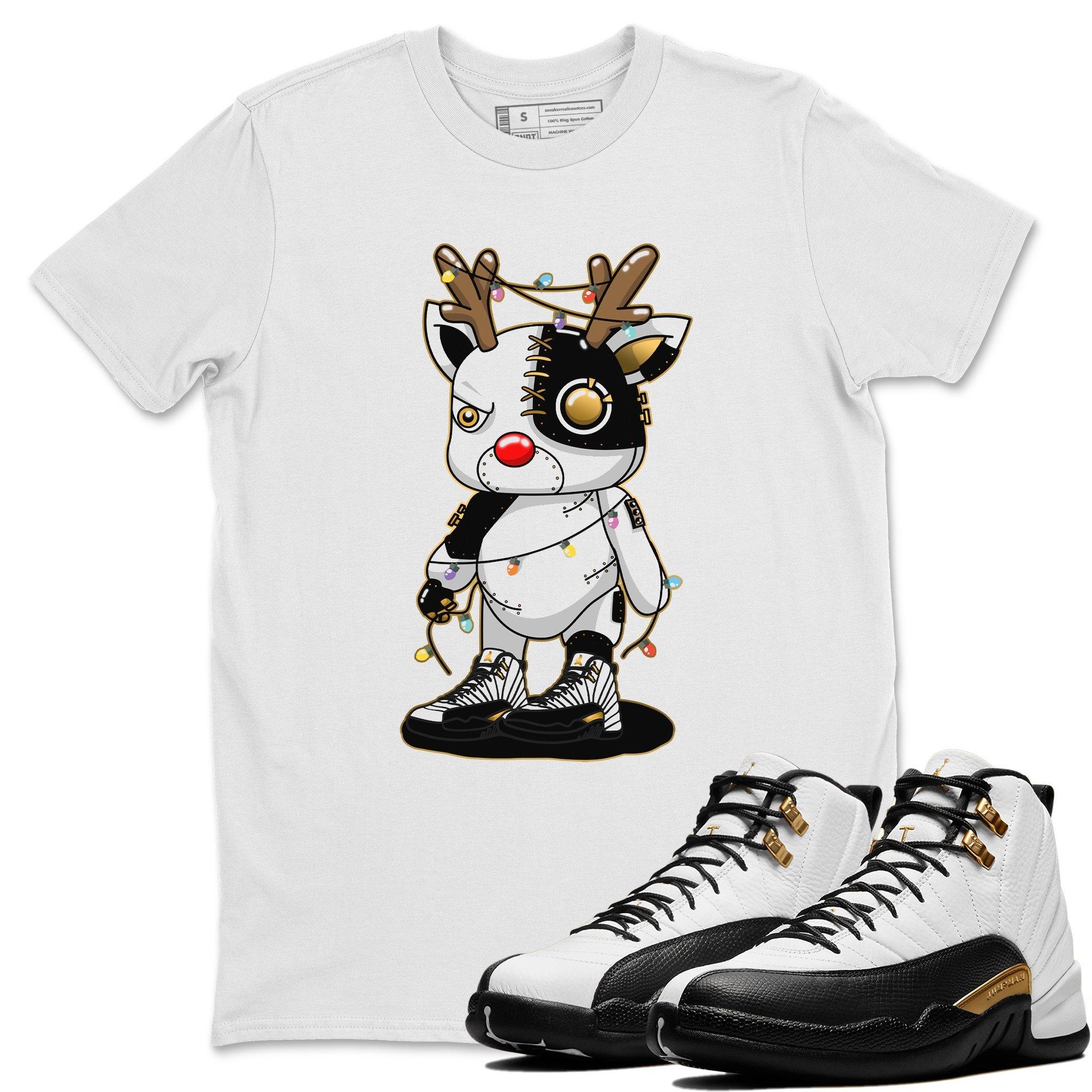 Jordan 12 Royalty Shirt To Match Jordans Cyborg Reindeer Sneaker Tees Jordan 12 Royalty Drip Gear Zone Sneaker Matching Clothing Unisex Shirts