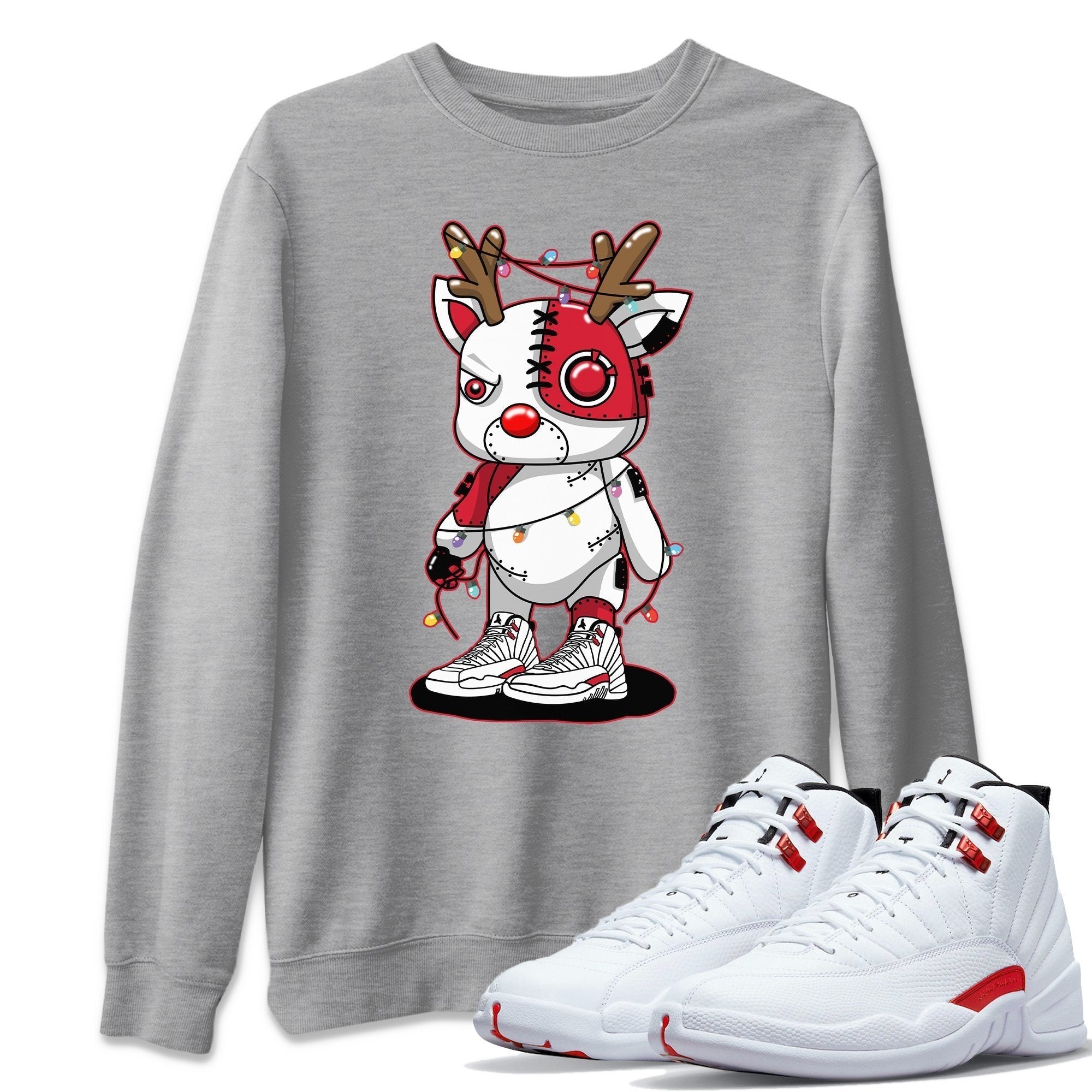Jordan 12 Twist Shirt To Match Jordans Cyborg Reindeer Sneaker Tees Jordan 12 Twist Drip Gear Zone Sneaker Matching Clothing Unisex Shirts