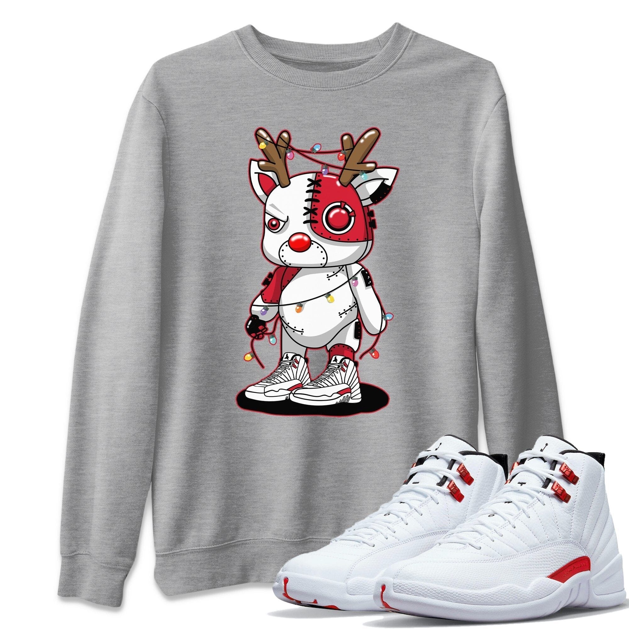 Jordan 12 Twist Shirt To Match Jordans Cyborg Reindeer Sneaker Tees Jordan 12 Twist Drip Gear Zone Sneaker Matching Clothing Unisex Shirts