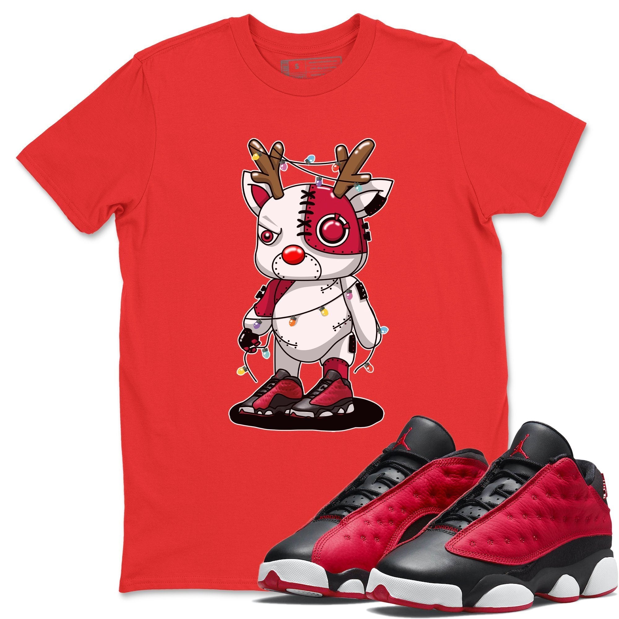 Jordan 13 Very Berry Shirt To Match Jordans Cyborg Reindeer Sneaker Tees Jordan 13 Very Berry Drip Gear Zone Sneaker Matching Clothing Unisex Shirts