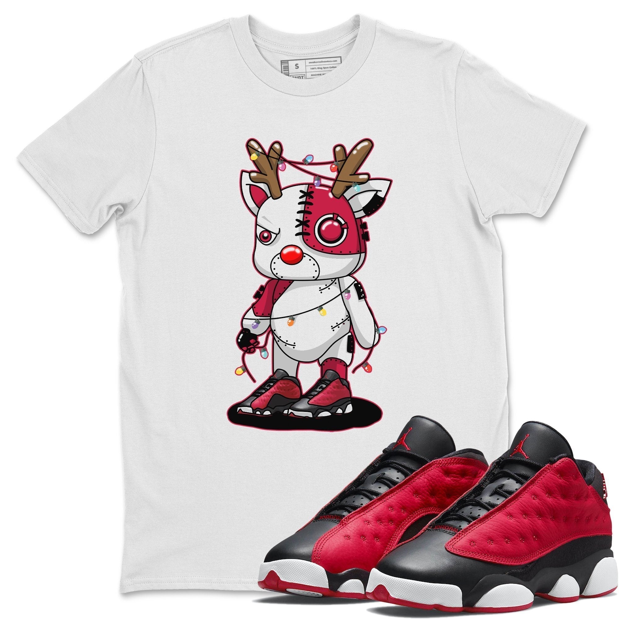 Jordan 13 Very Berry Shirt To Match Jordans Cyborg Reindeer Sneaker Tees Jordan 13 Very Berry Drip Gear Zone Sneaker Matching Clothing Unisex Shirts