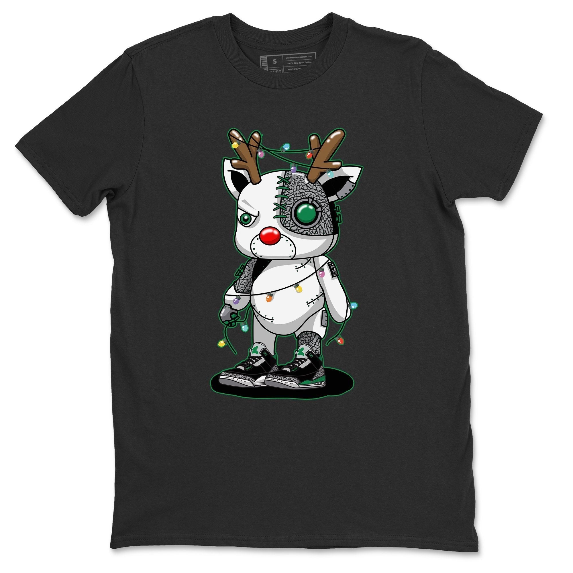 Jordan 3 Pine Green Shirt To Match Jordans Cyborg Reindeer Sneaker Tees Jordan 3 Pine Green Drip Gear Zone Sneaker Matching Clothing Unisex Shirts