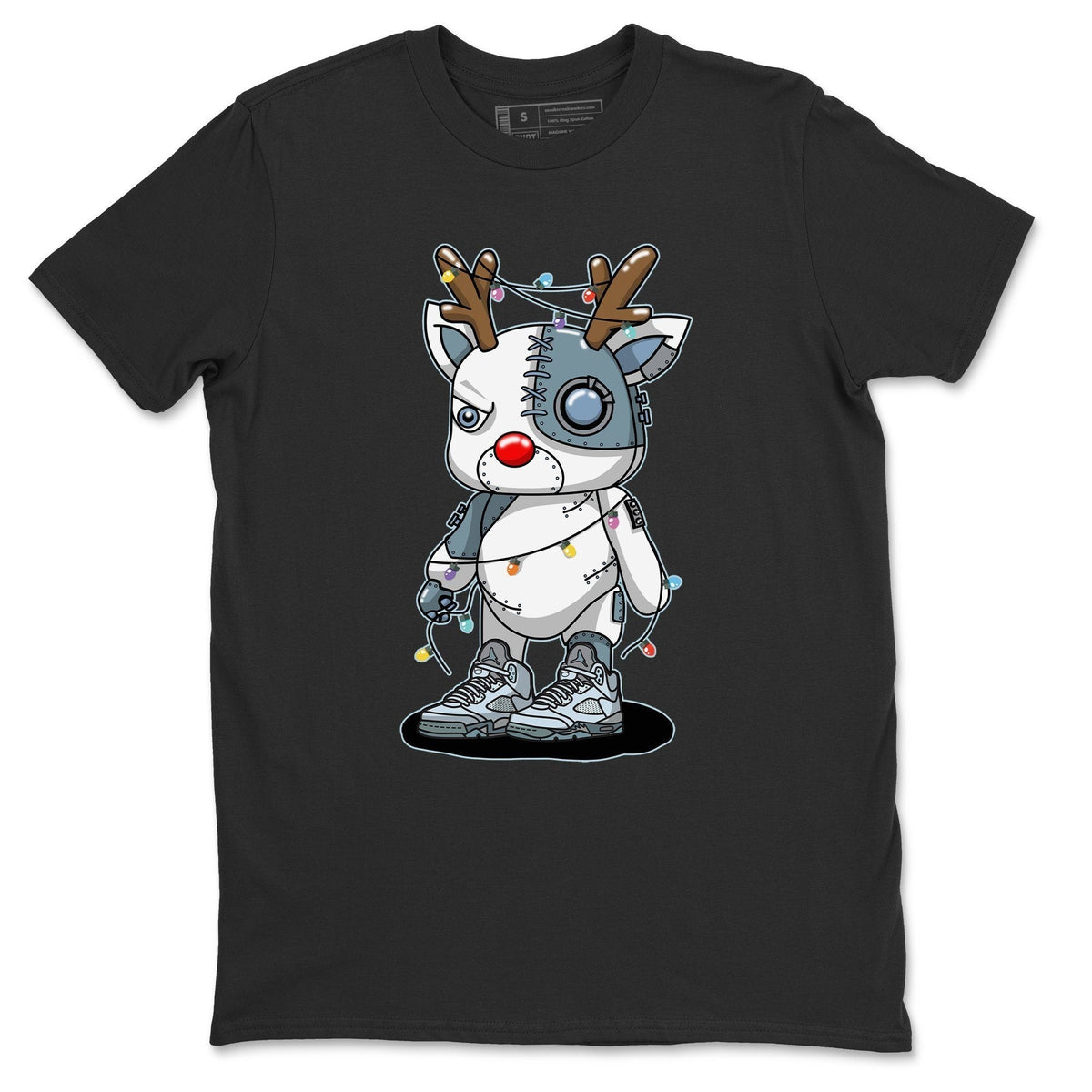 Jordan 5 Blue Bird Shirt To Match Jordans Cyborg Reindeer Sneaker Tees Jordan 5 Blue Bird Drip Gear Zone Sneaker Matching Clothing Unisex Shirts
