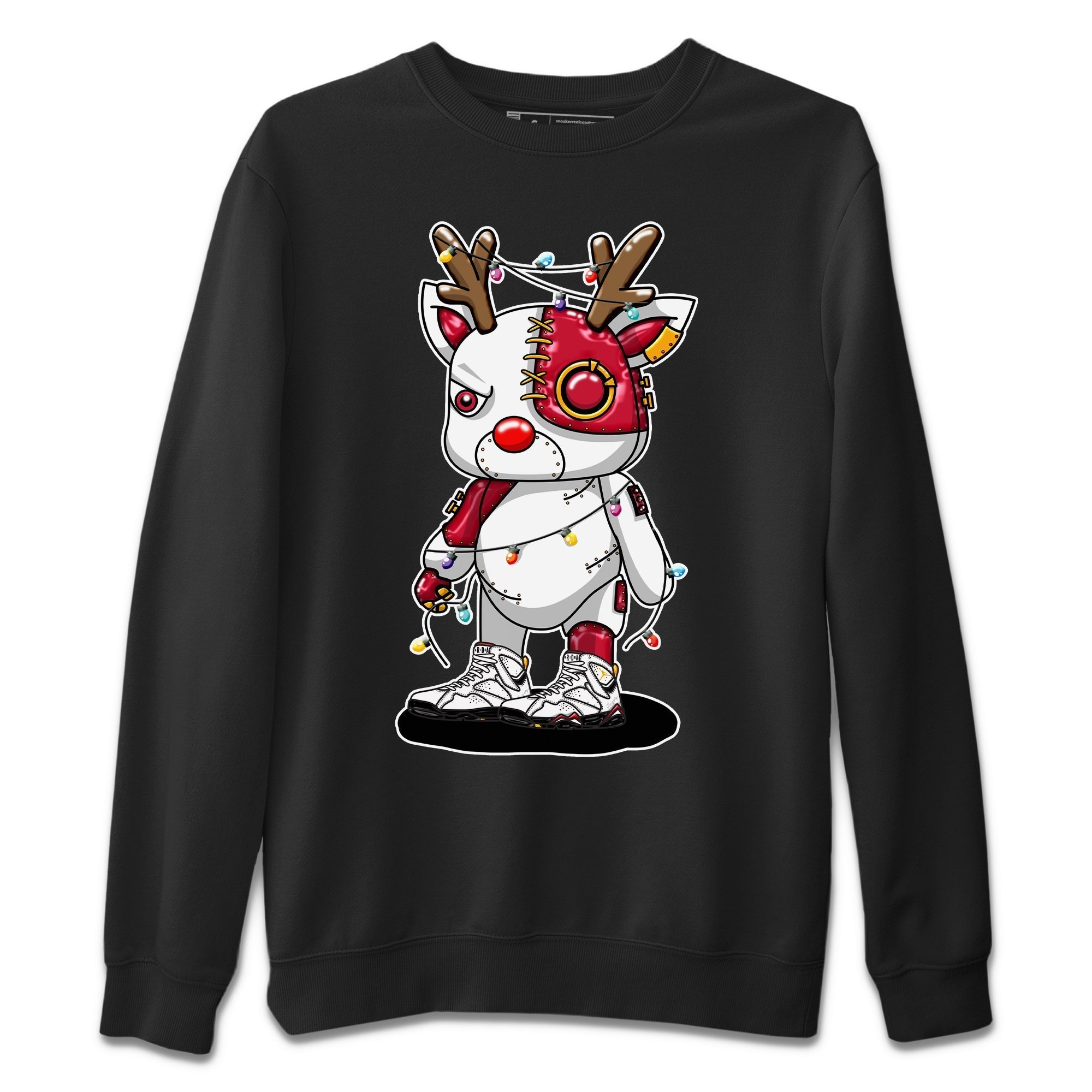 Jordan 7 Cardinal Shirt To Match Jordans Cyborg Reindeer Sneaker Tees Jordan 7 Cardinal Drip Gear Zone Sneaker Matching Clothing Unisex Shirts