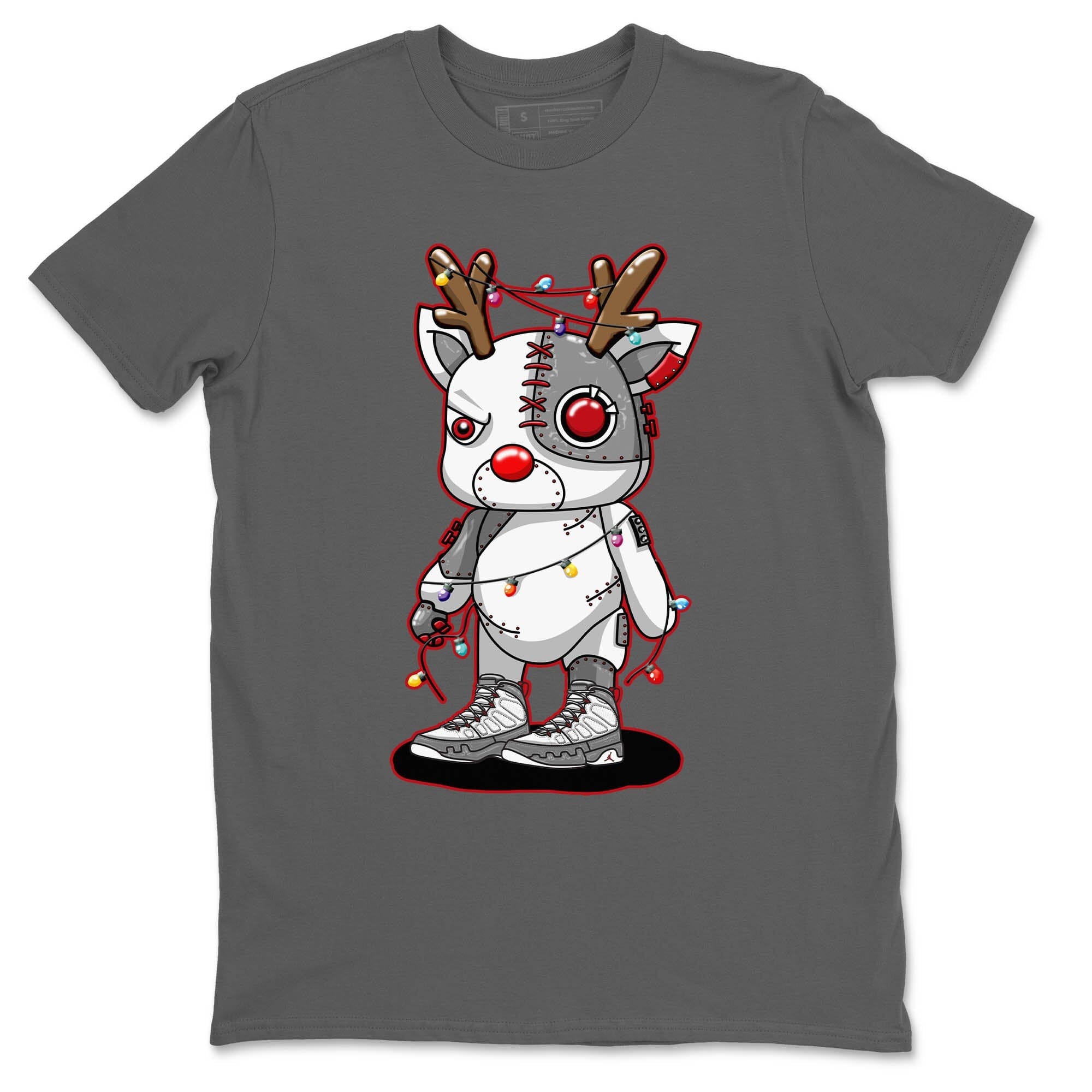 Jordan 9 Fire Red Shirt To Match Jordans Cyborg Reindeer Sneaker Tees Jordan 9 Fire Red Drip Gear Zone Sneaker Matching Clothing Unisex Shirts
