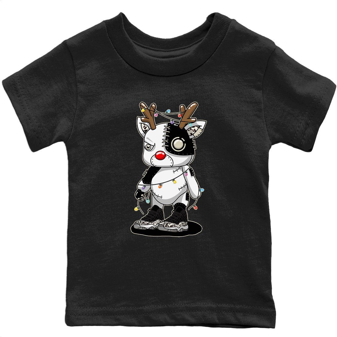 Jordan 11 Animal Instinct Sneaker Matching T-Shirt Cyborg Reindeer Sneaker Tees Jordan 11 Animal Instinct Sneaker Release Tees Kids Shirts