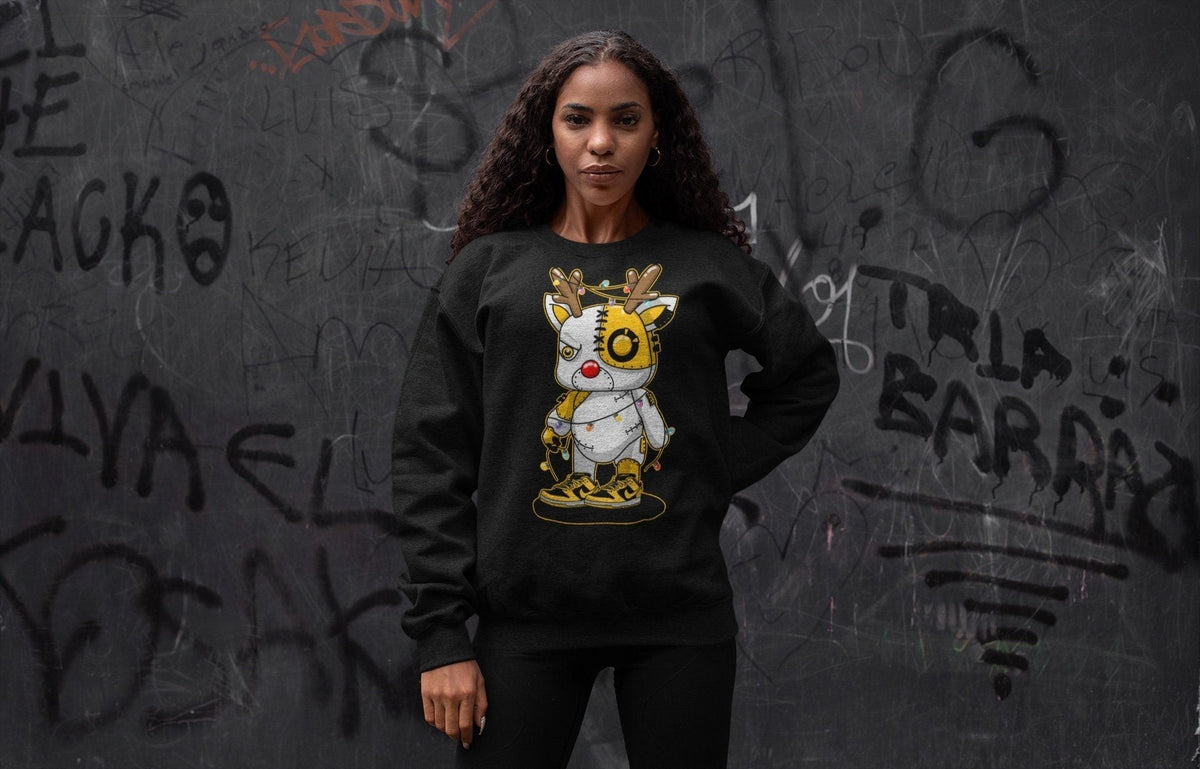 Dunk Championship Goldenrod Sneaker Match Tees Cyborg Reindeer Sneaker Tees Dunk Championship Goldenrod Jordan to match sneaker T-Shirt Crew Neck Shirts