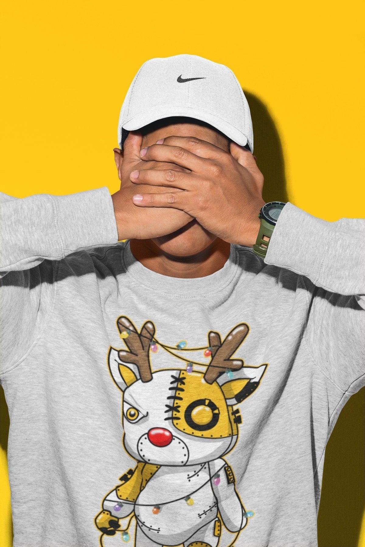 Dunk Championship Goldenrod Sneaker Match Tees Cyborg Reindeer Sneaker Tees Dunk Championship Goldenrod Jordan to match sneaker T-Shirt Crew Neck Shirts