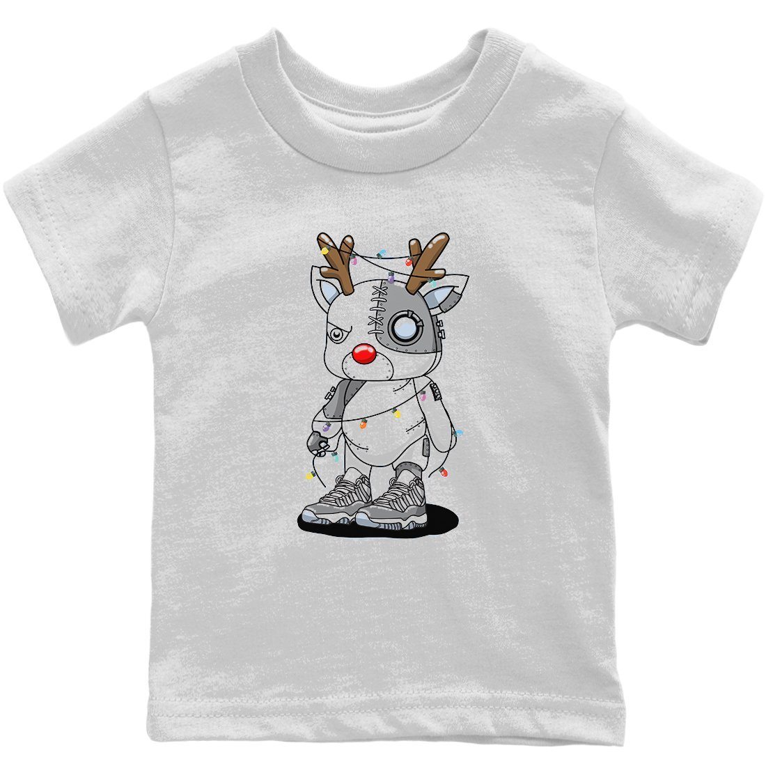 Jordan 11 Cool Grey Sneaker Matching T-Shirt Cyborg Reindeer Sneaker Tees Jordan 11 Cool Grey Sneaker Release Tees Kids Shirts