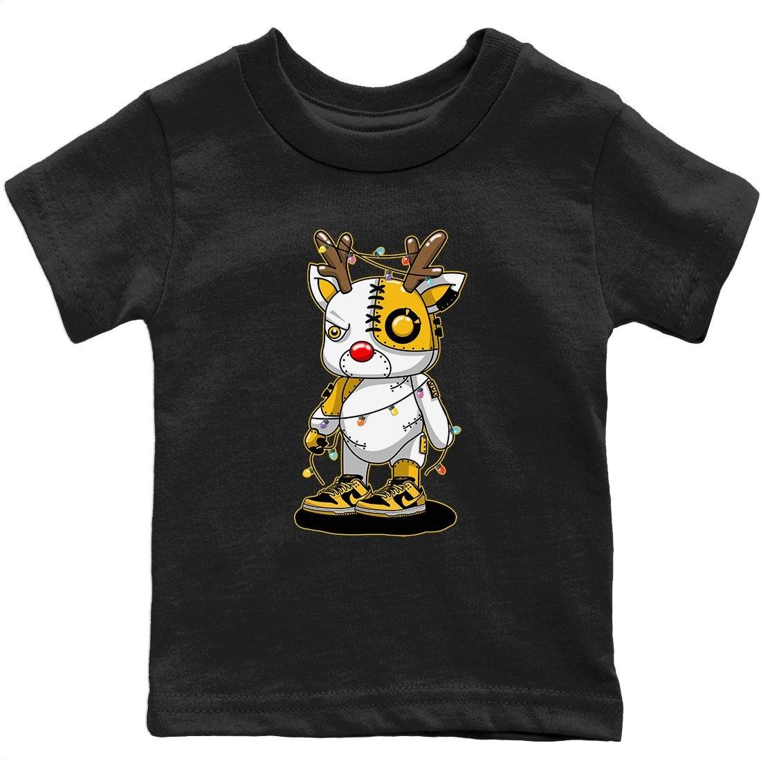 Dunk Championship Goldenrod Sneaker Match Tees Cyborg Reindeer Sneaker Tees Dunk Championship Goldenrod Jordan to match sneaker T-Shirt Kids Shirts