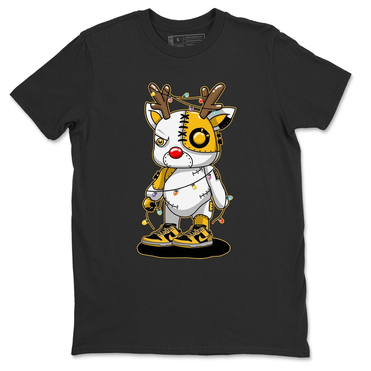 Dunk Championship Goldenrod Sneaker Match Tees Cyborg Reindeer Sneaker Tees Dunk Championship Goldenrod Jordan to match sneaker T-Shirt Crew Neck Shirts
